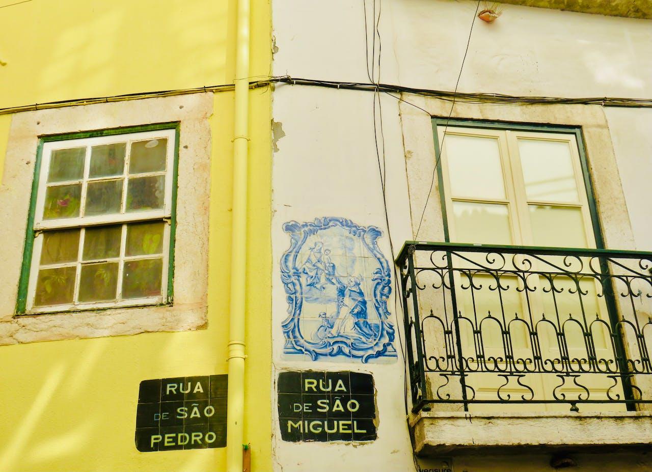 Un antiguo edificio de Portugal