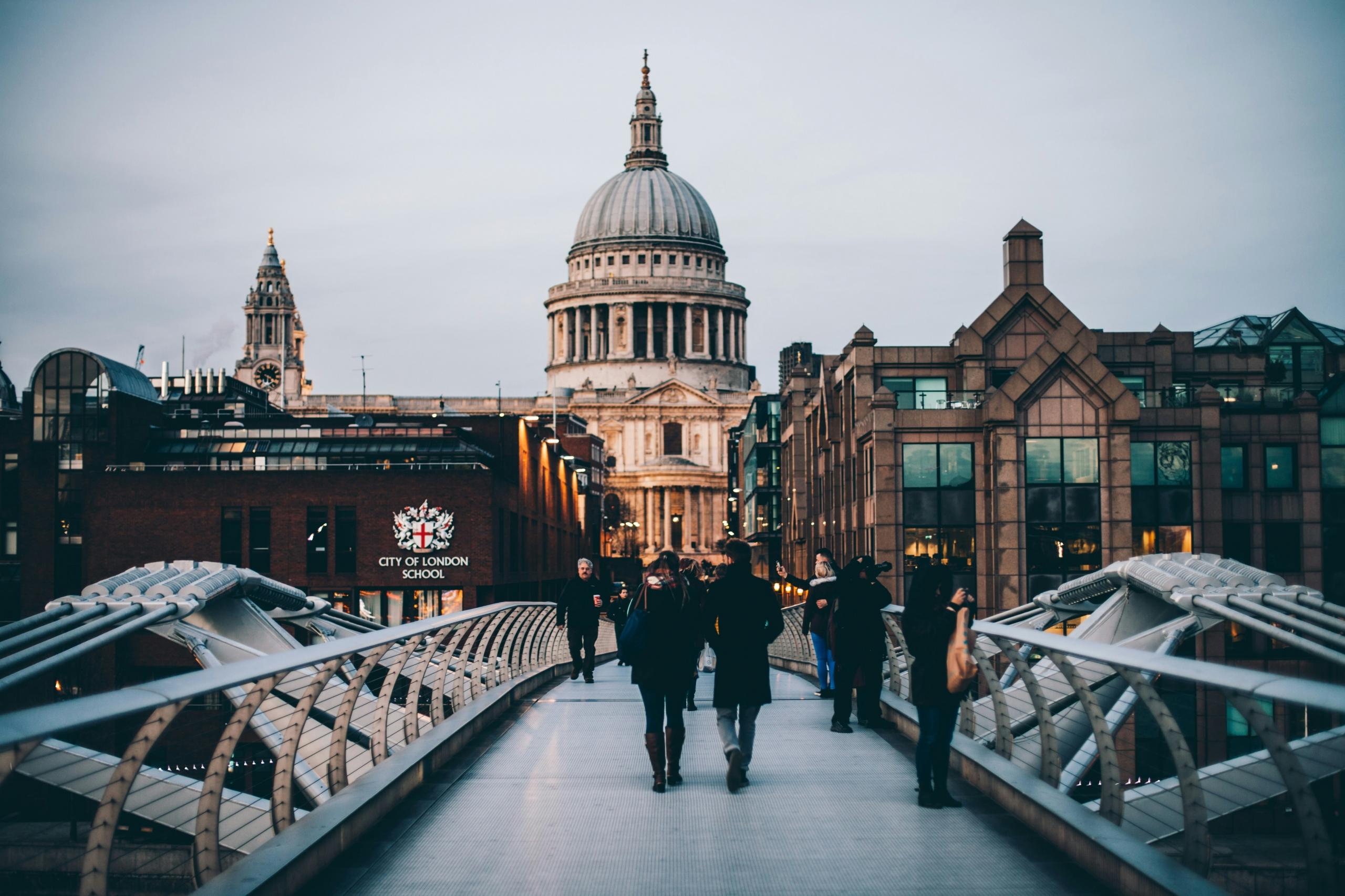 londres desde el Millenium bridge