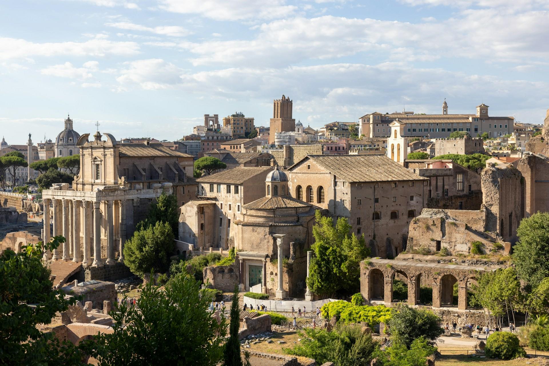 foro romano visto desde arriba