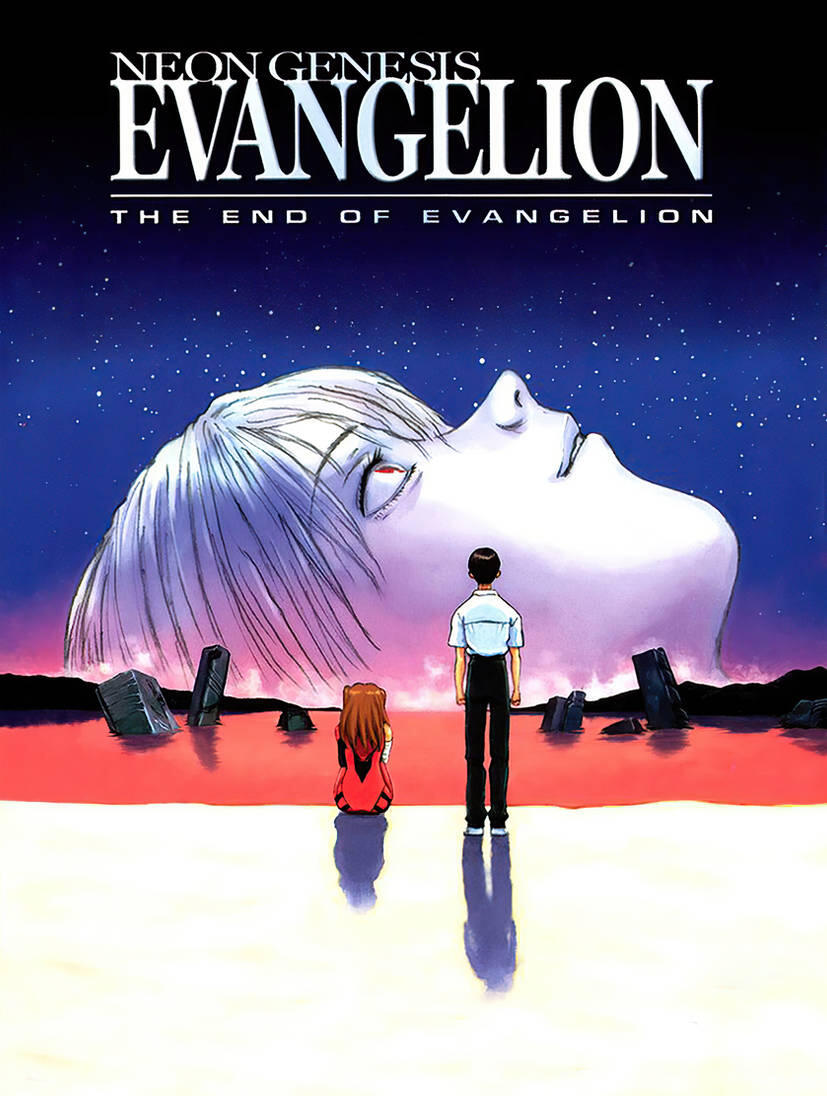 Poster película anime The end of Evangelion