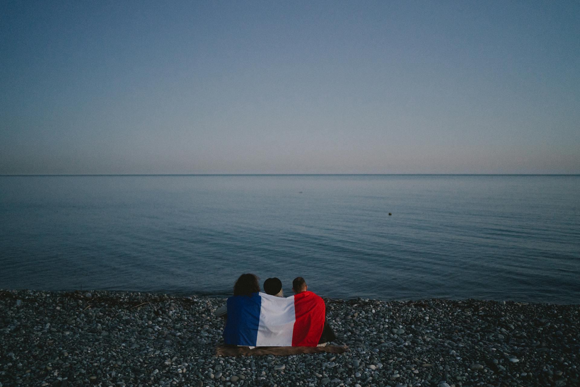 niños en la playa