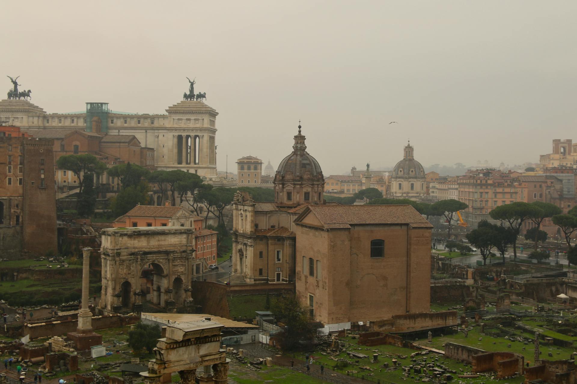 roma antigua ruinas ciudad