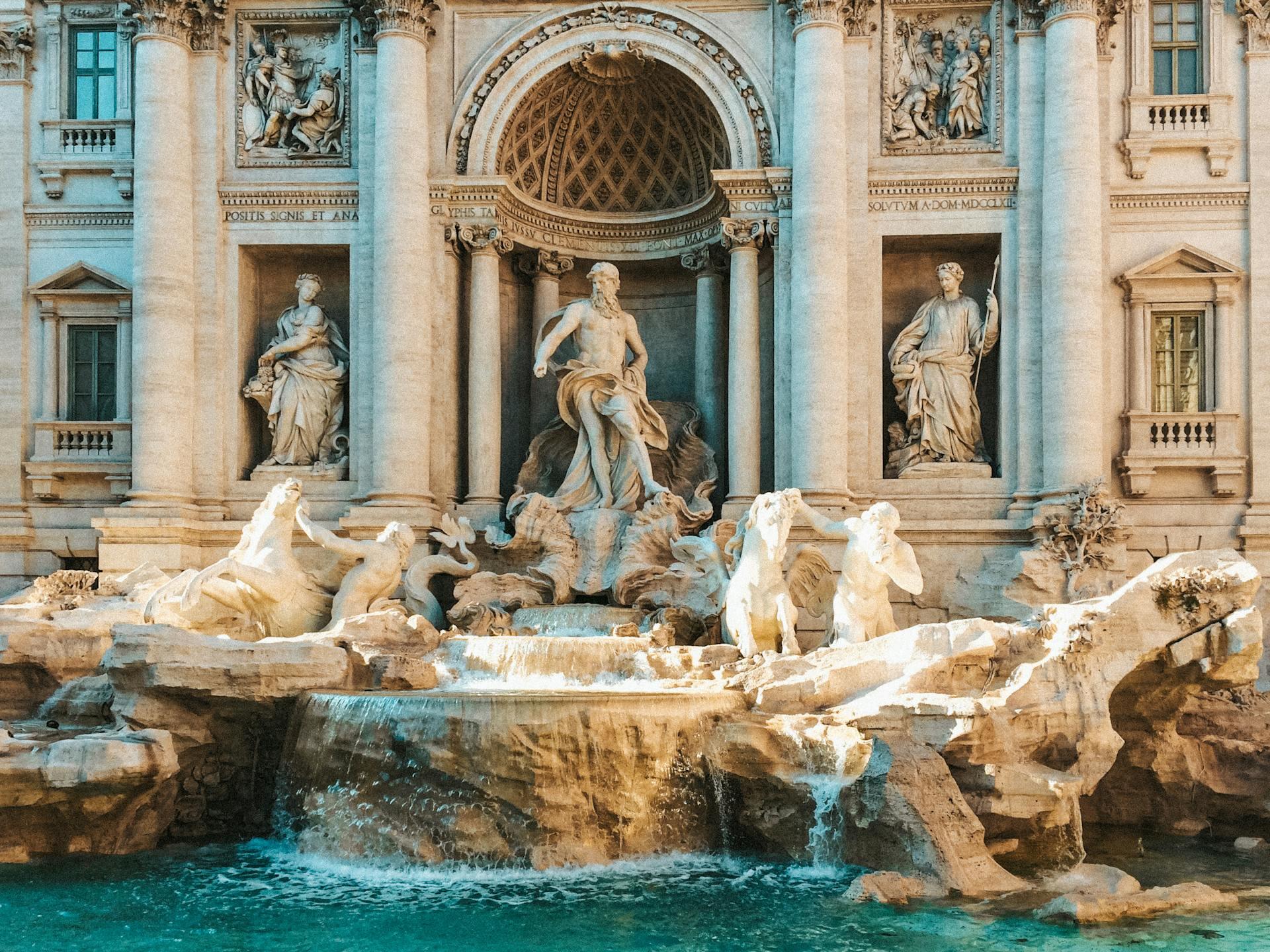 Fontana Di Trevi Italia viaje