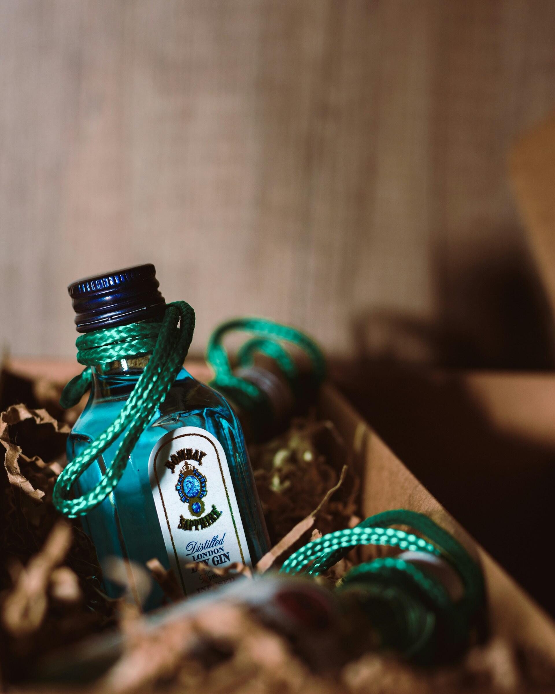 botella de alcohol