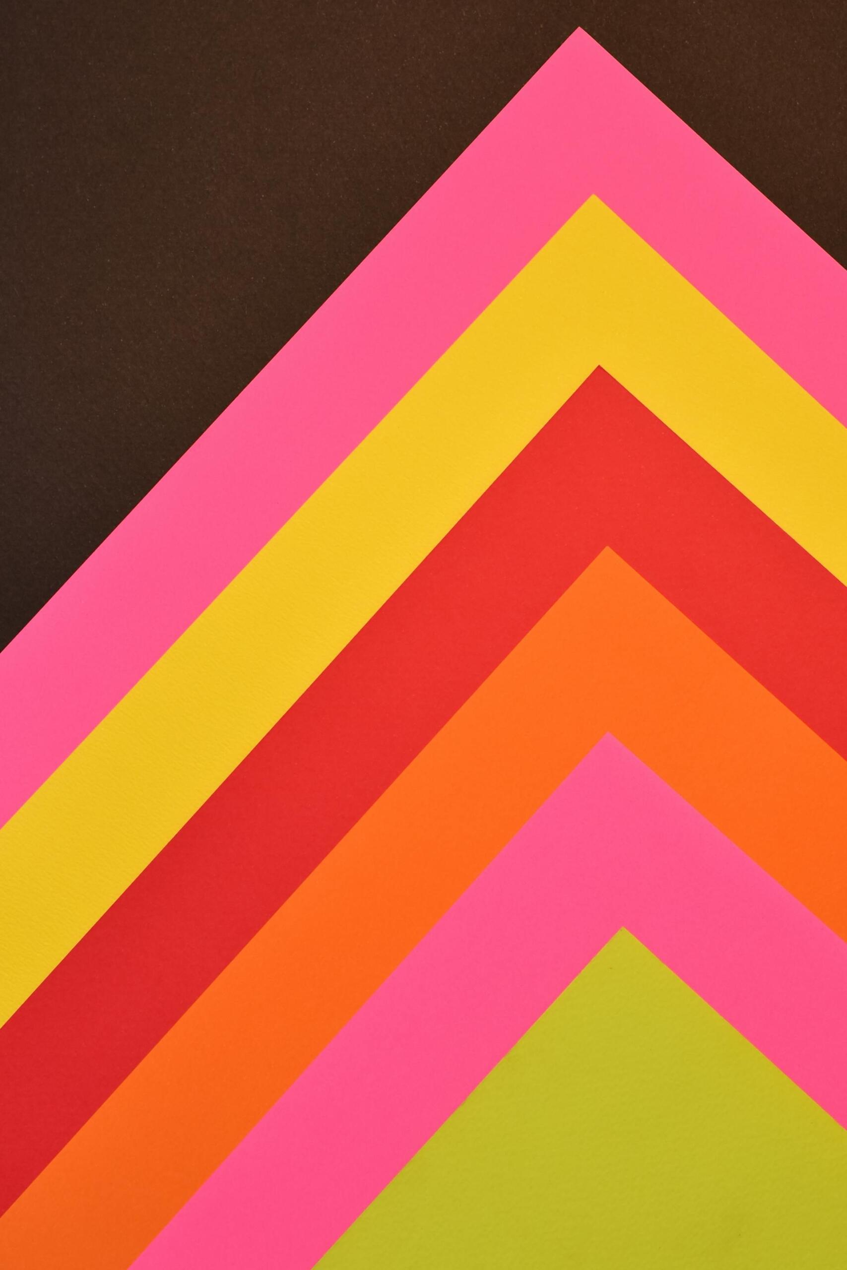 triángulo de colores