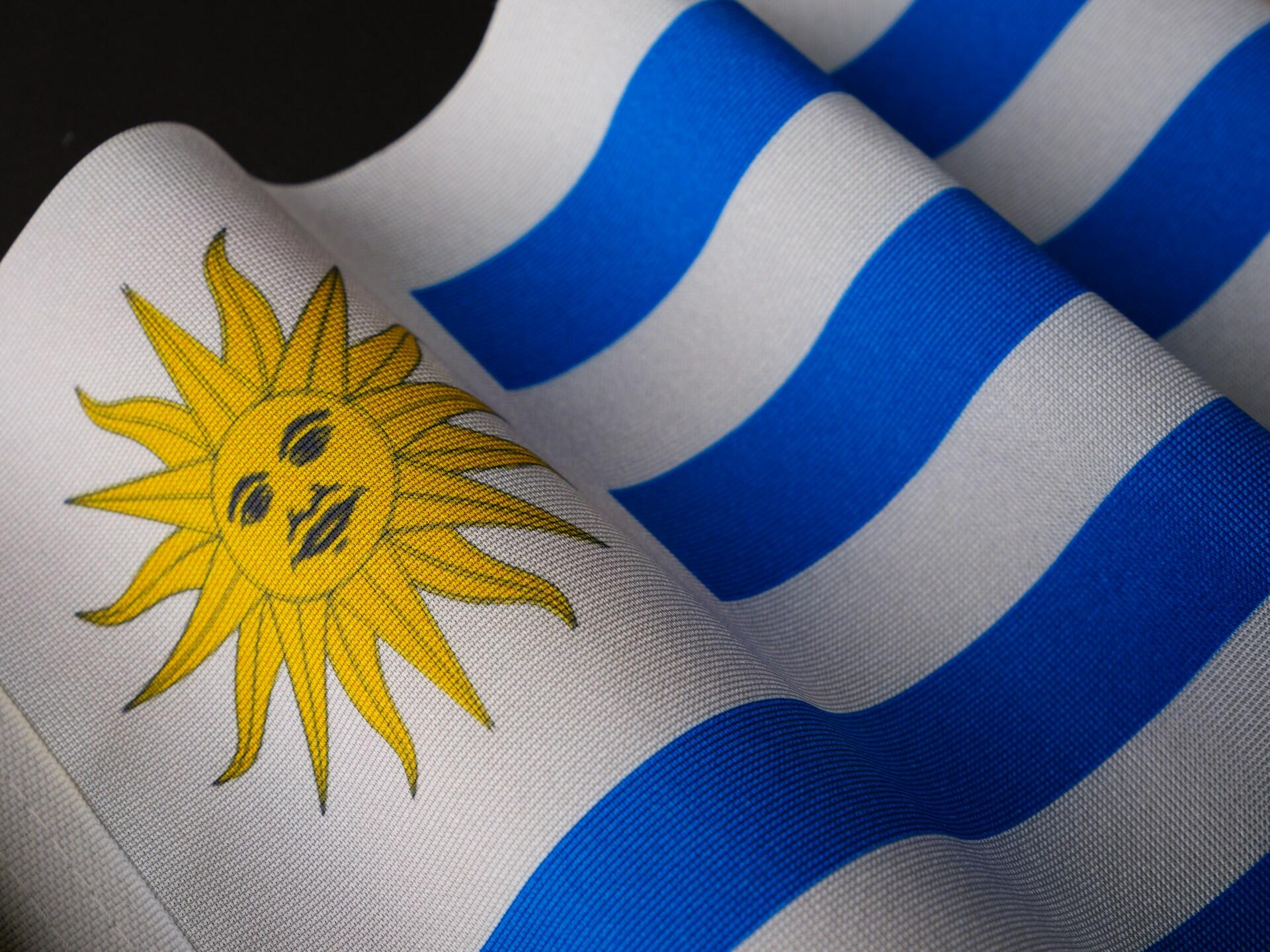 Bandera de Uruguay, símbolo nacional del país. Foto: Engin Akyurt, Unsplash.
