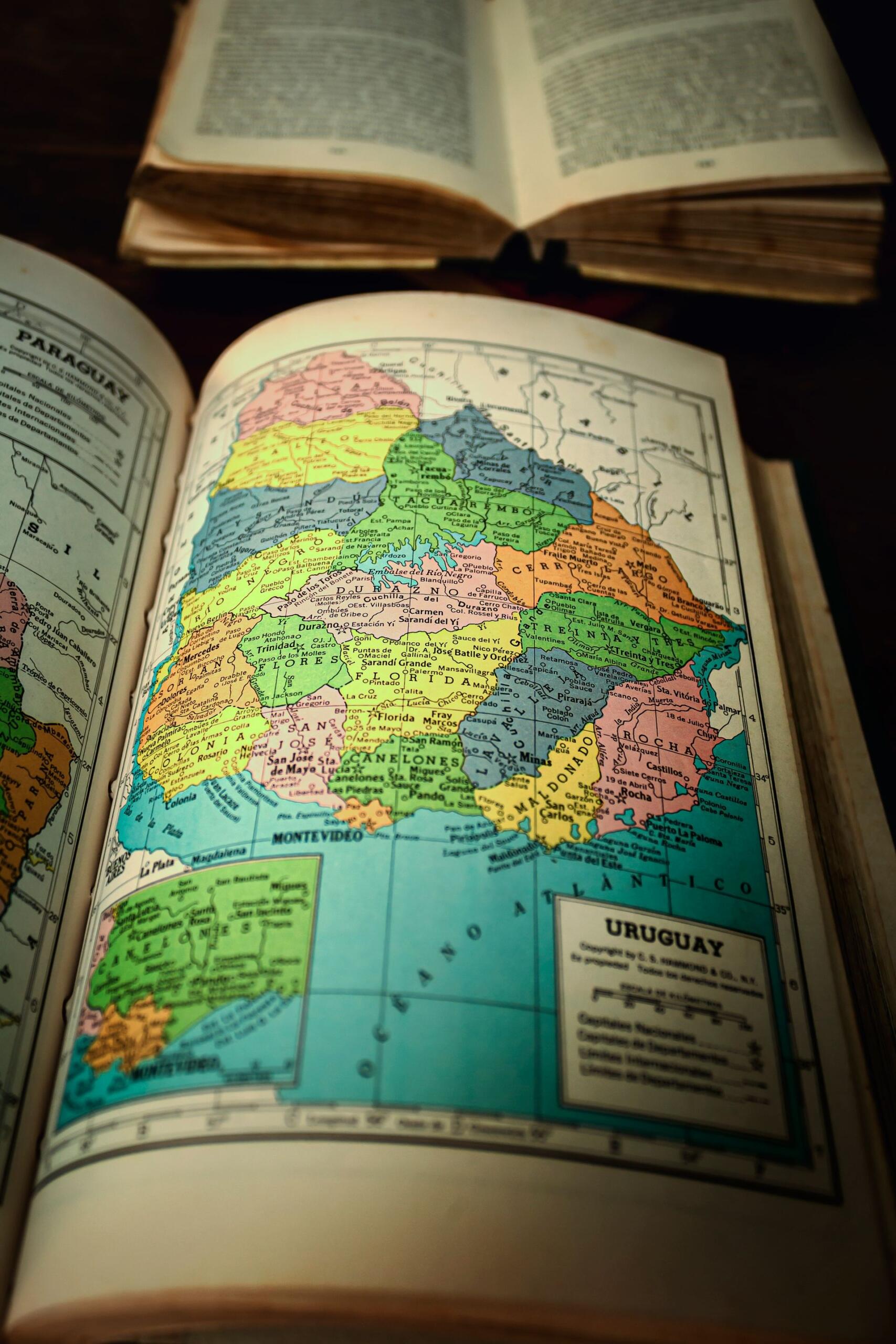 mapa de uruguay