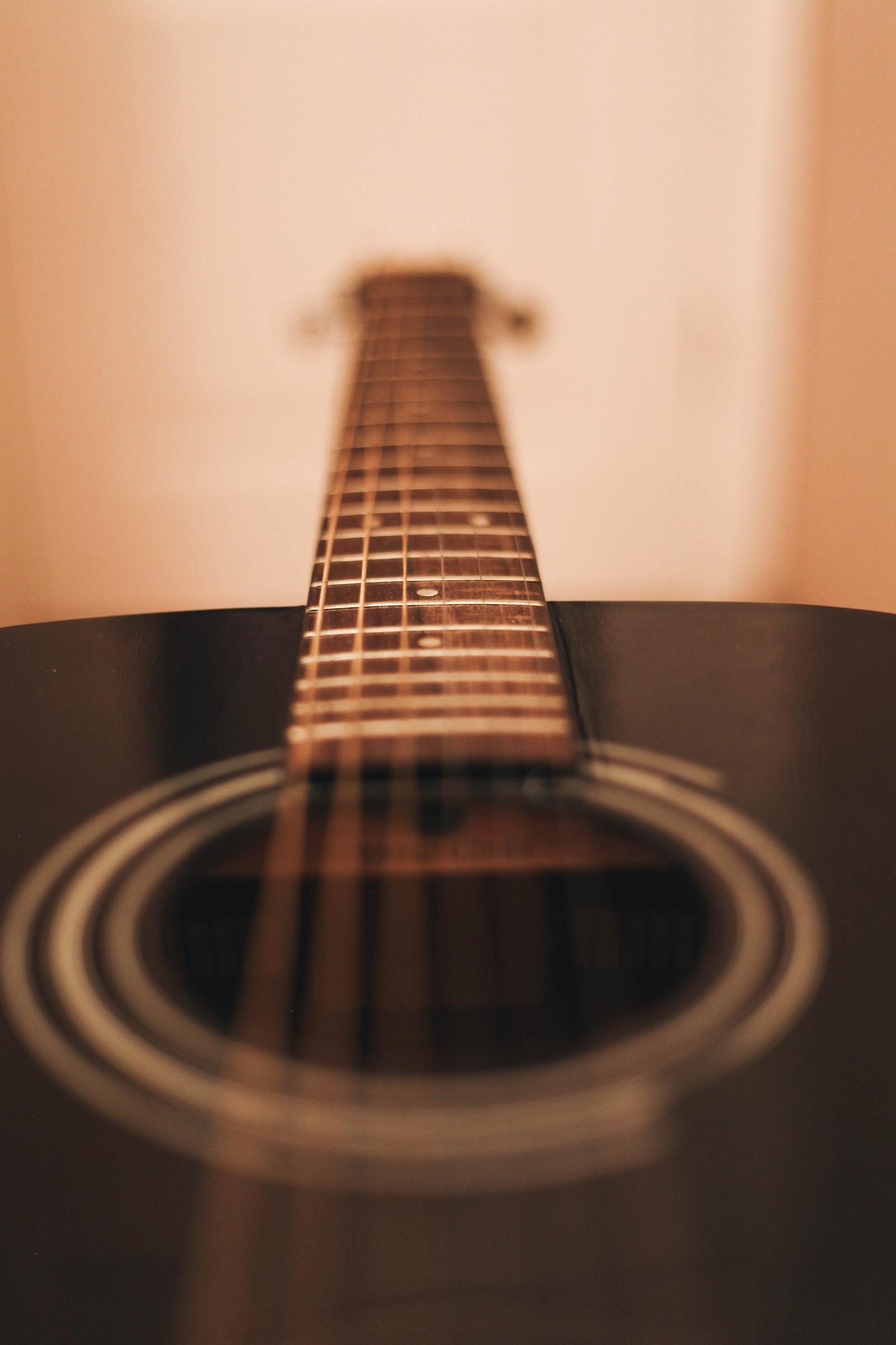 guitar close up