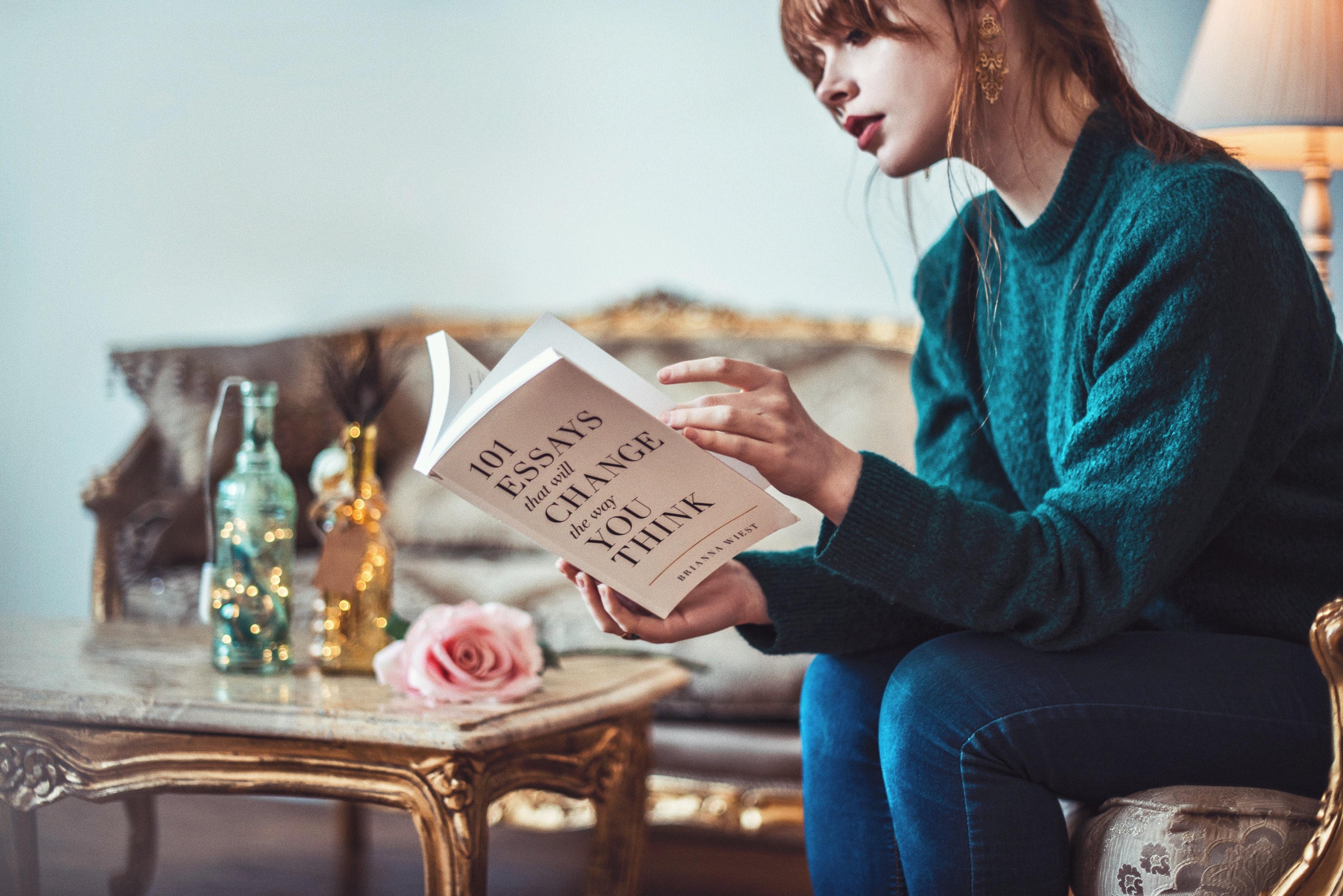 Woman Reading a Book
