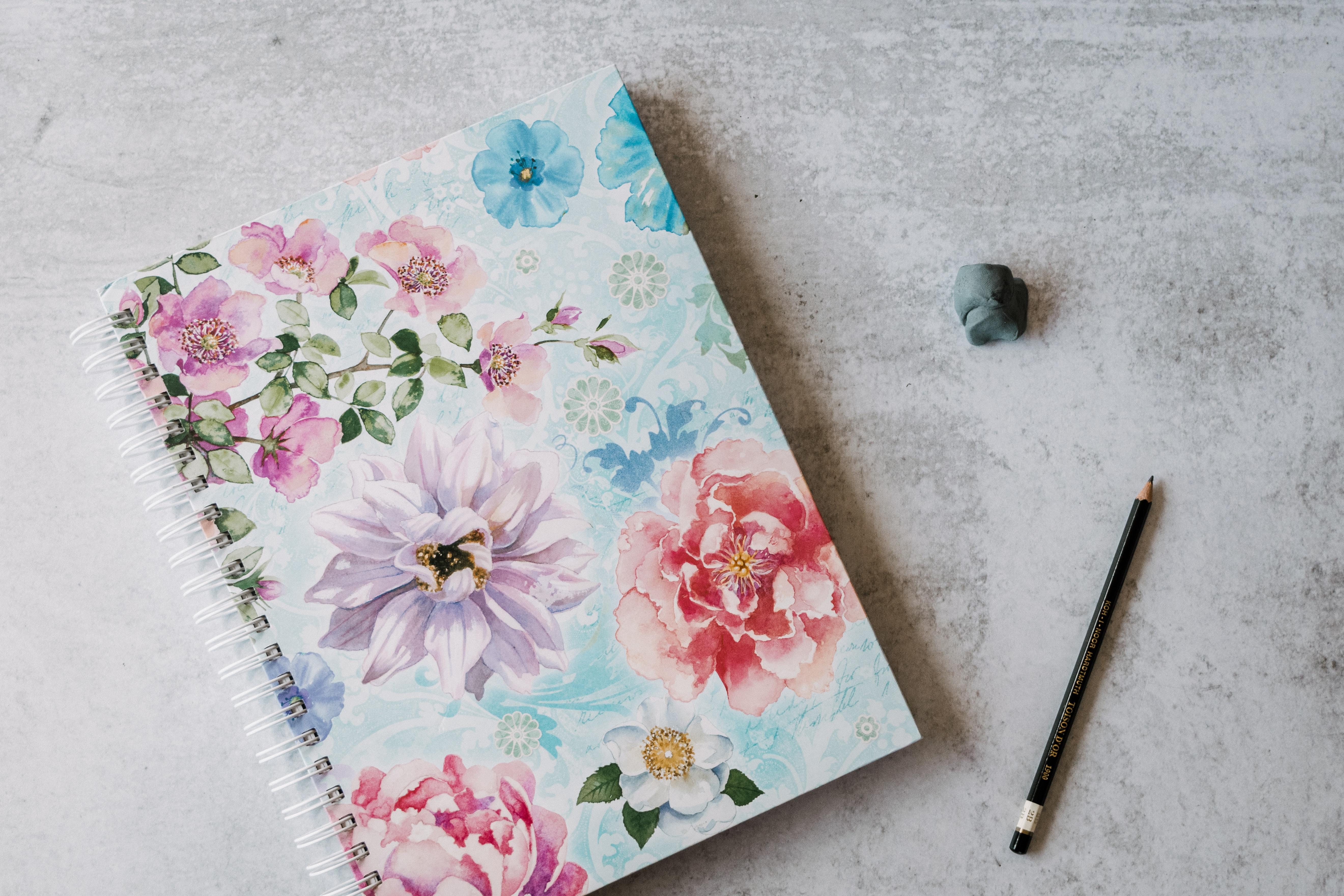 pencil and notebook