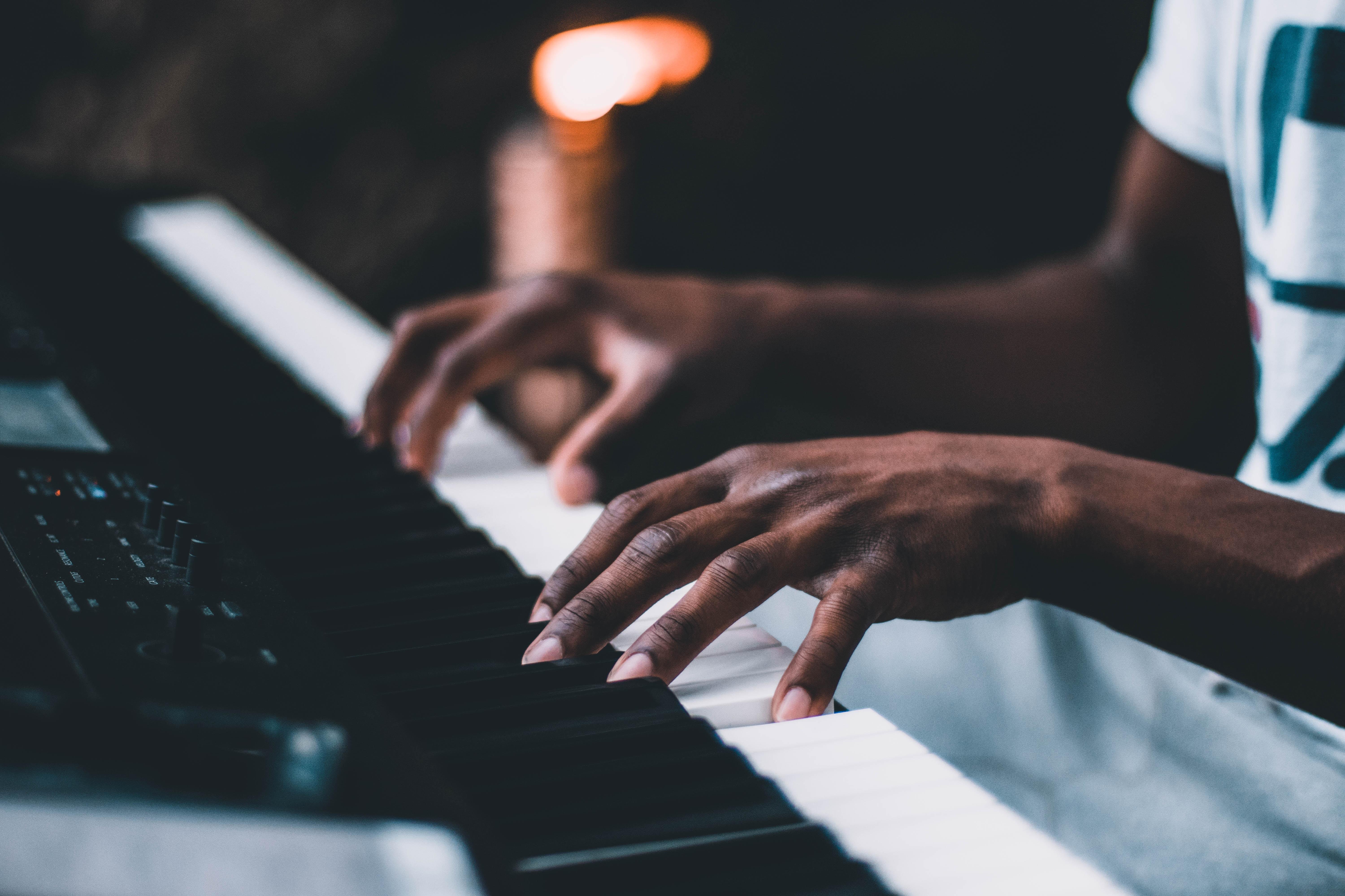 pianist playing piano