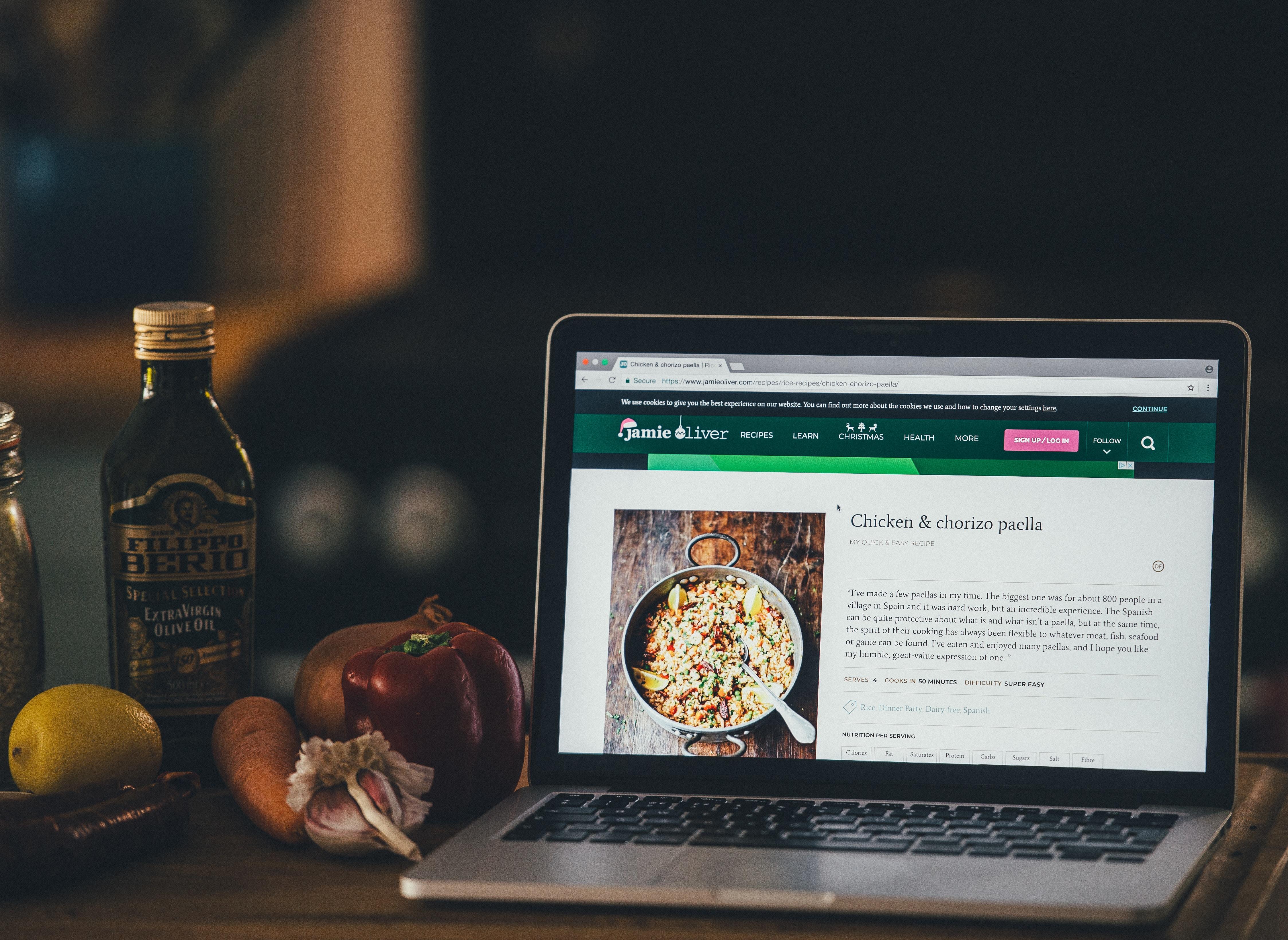 Online Recipe