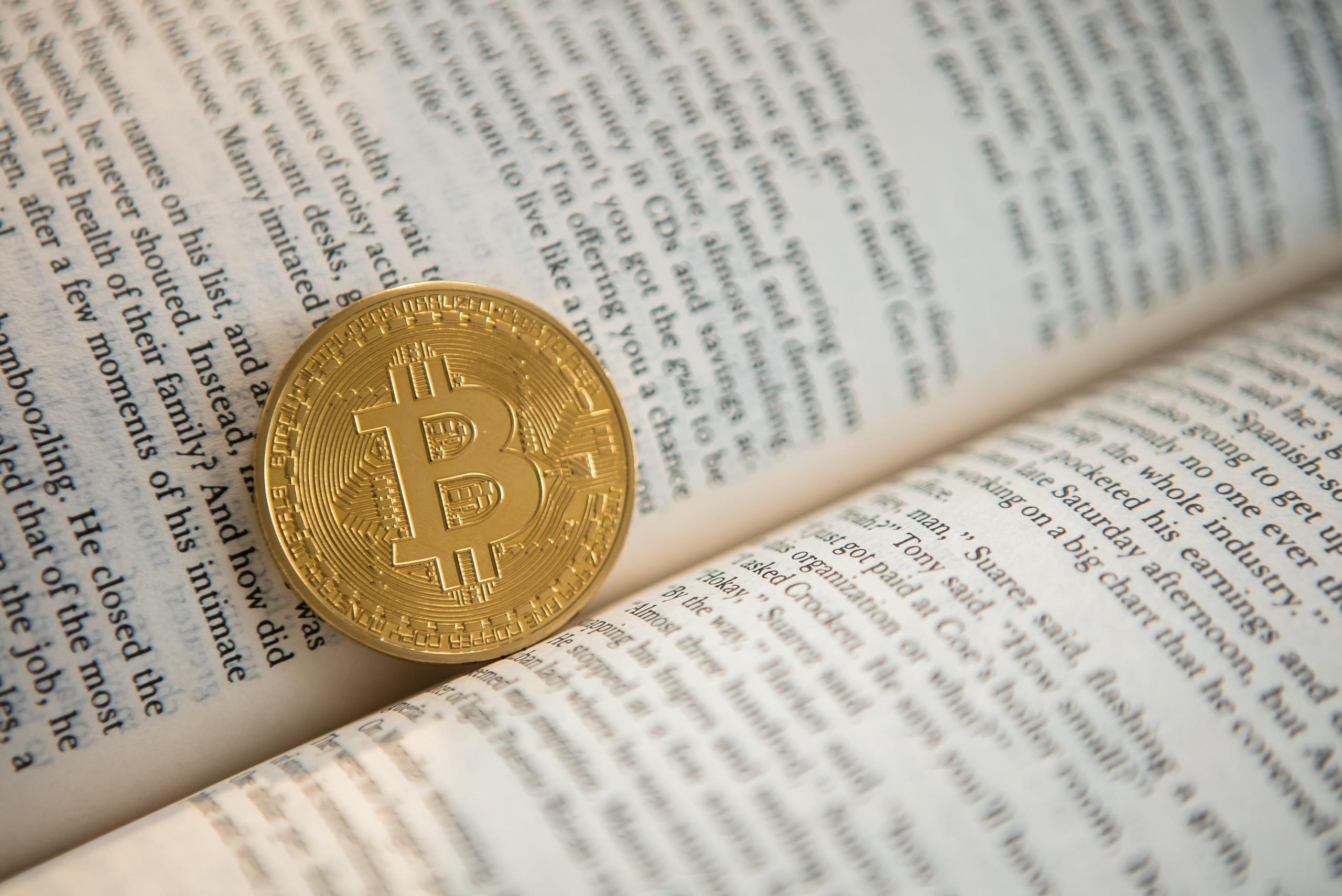 Coin in book