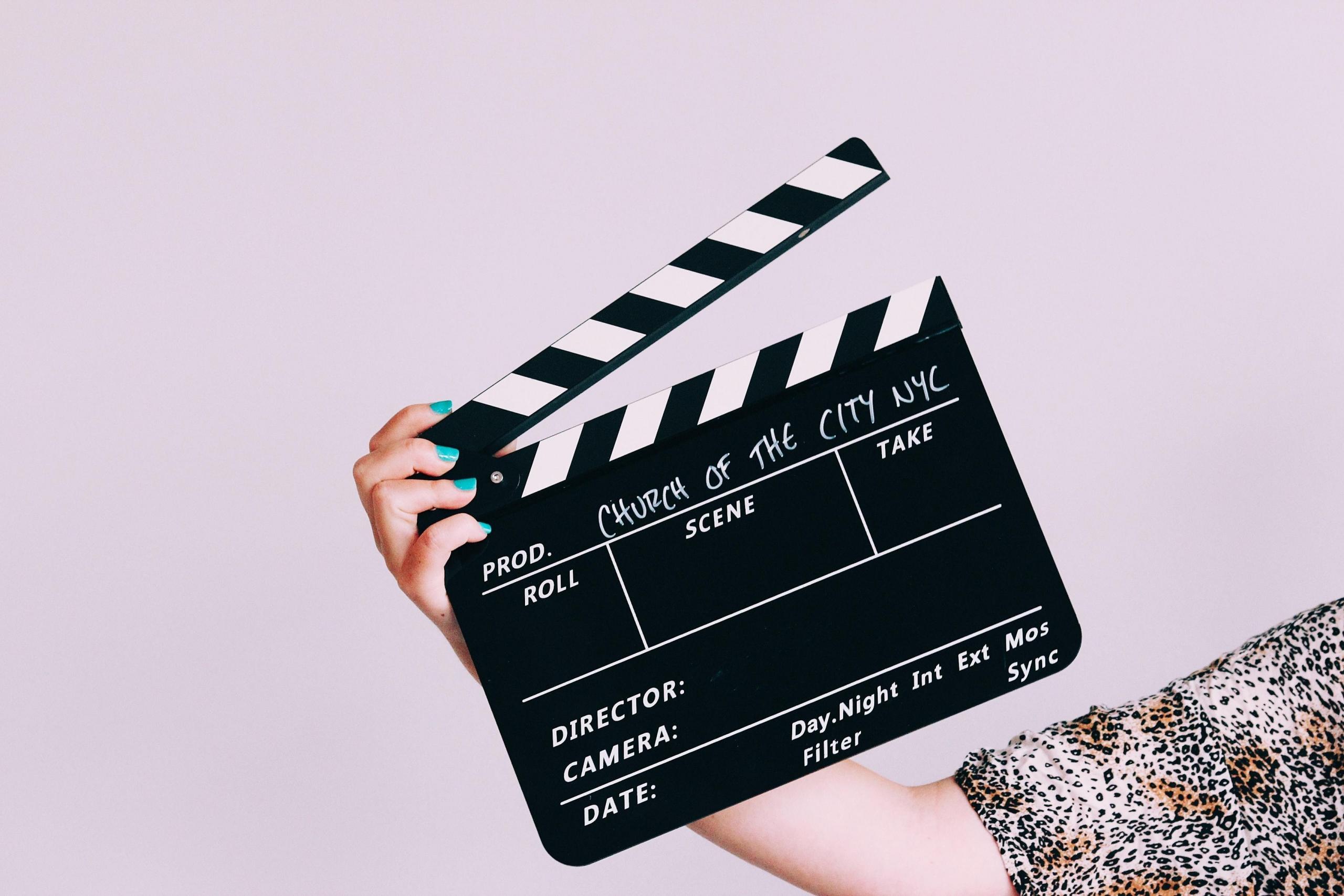 movie clapboard