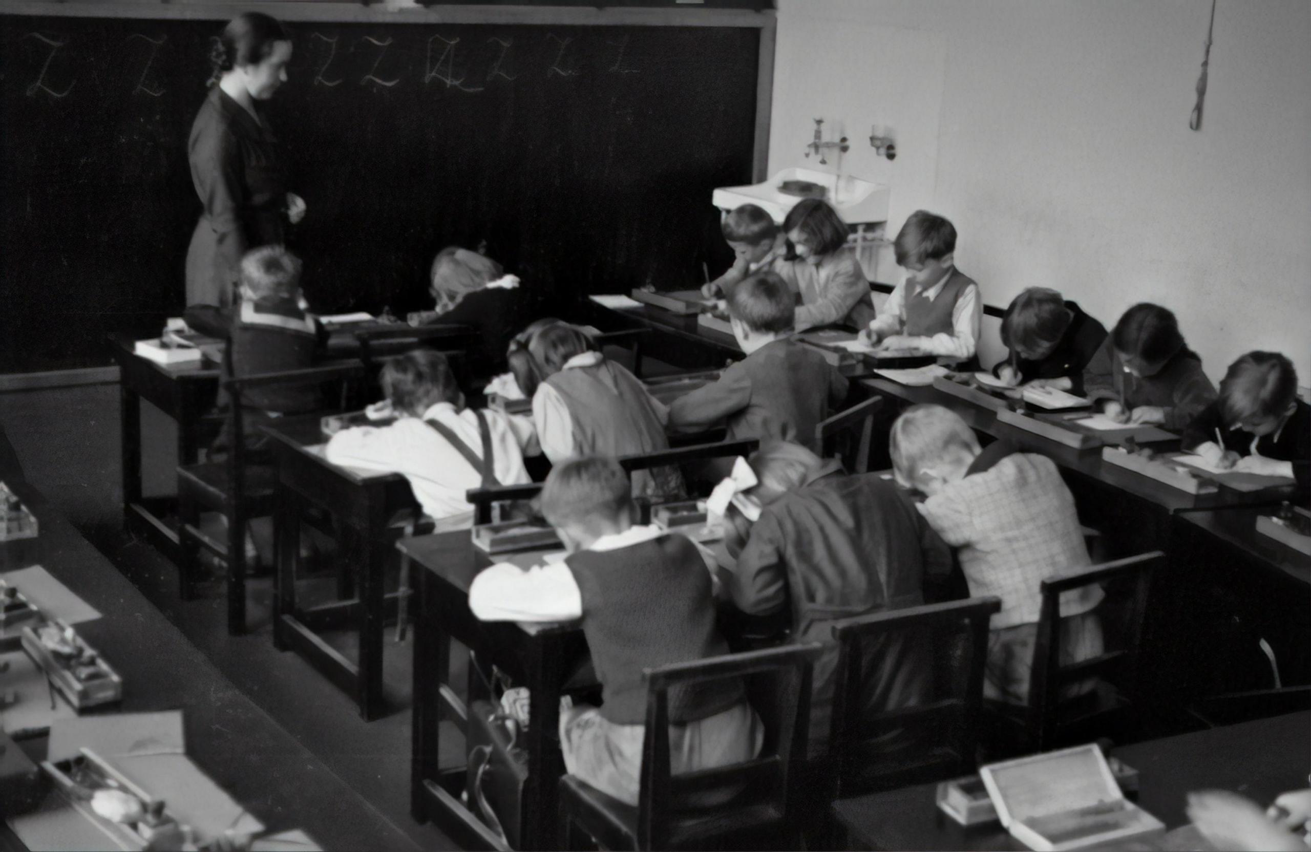 teacher and learners in class