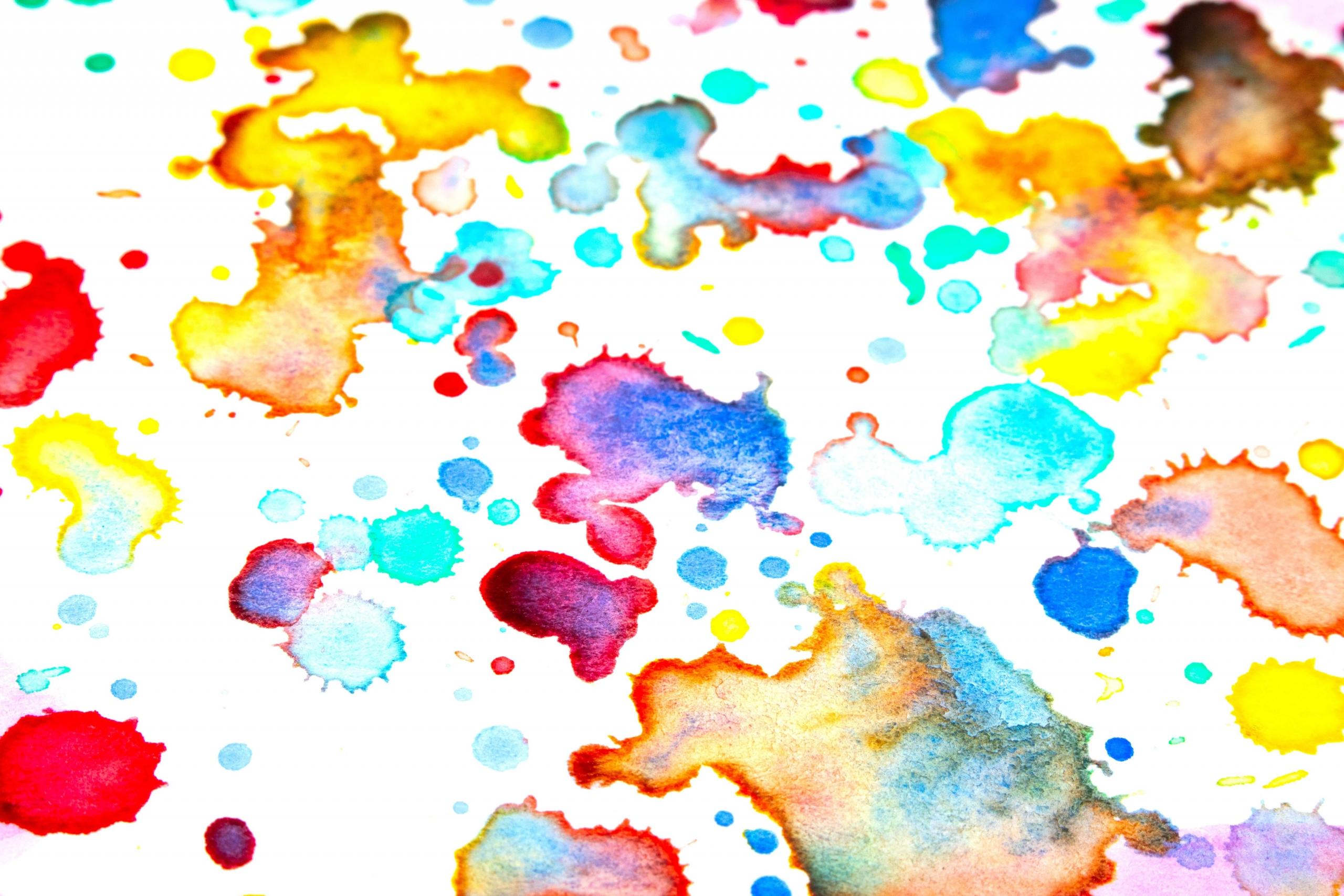 Paint splatters