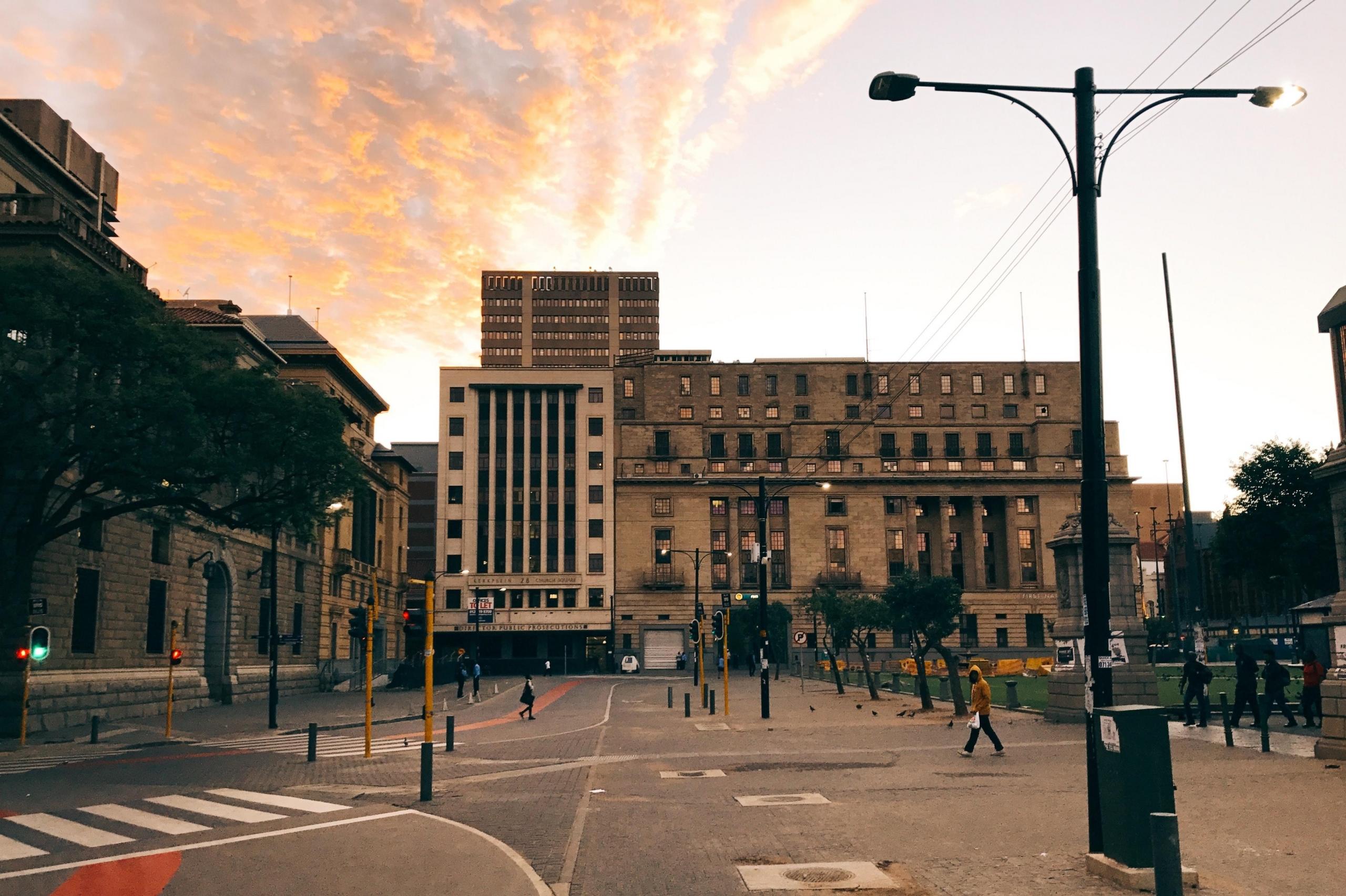 buildings in central Pretoria South Africa