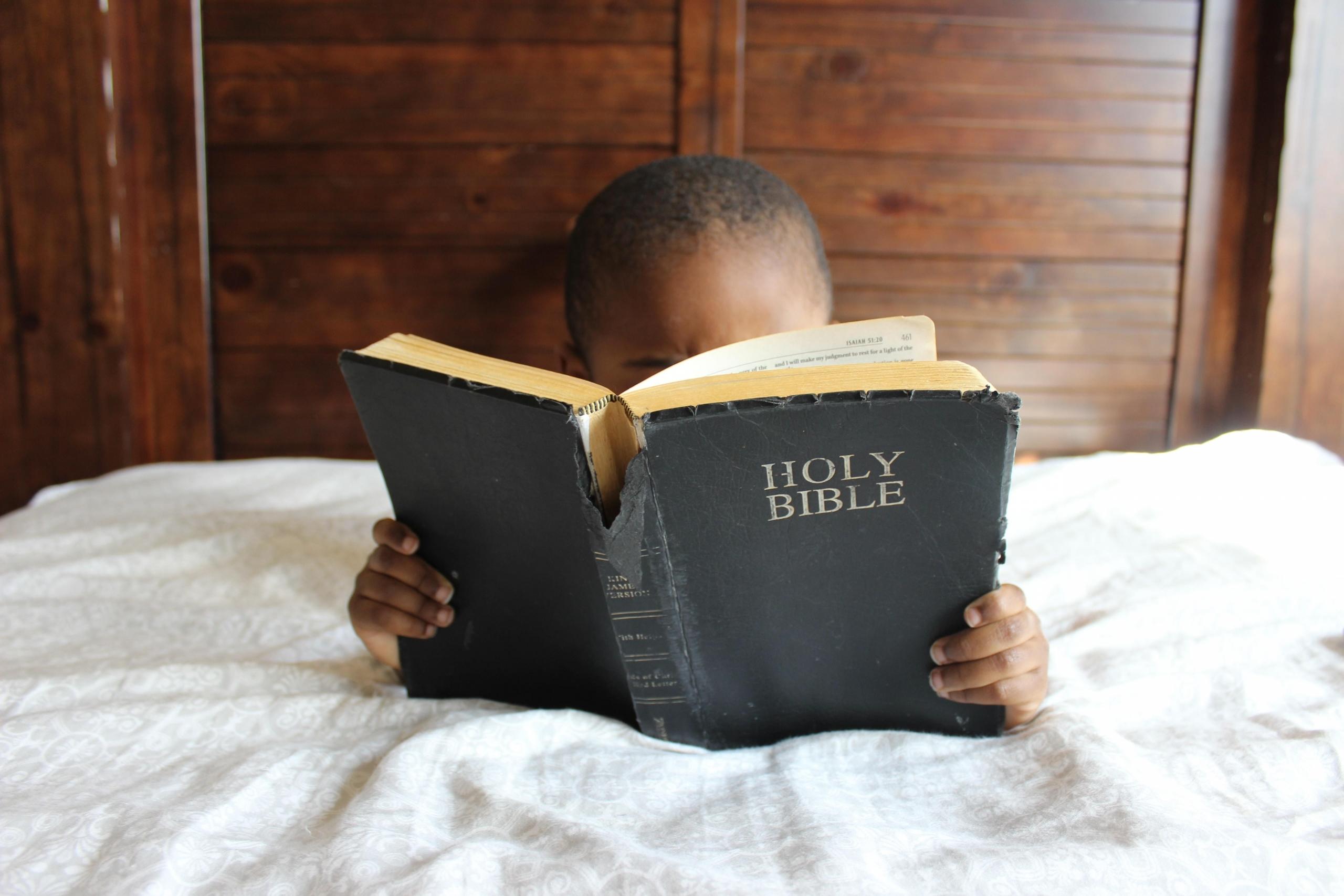 Reading a holy book