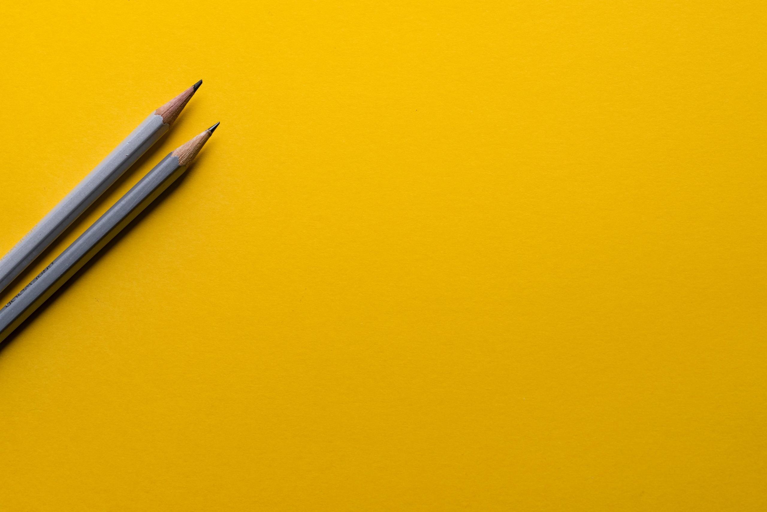 Throw away the pencils