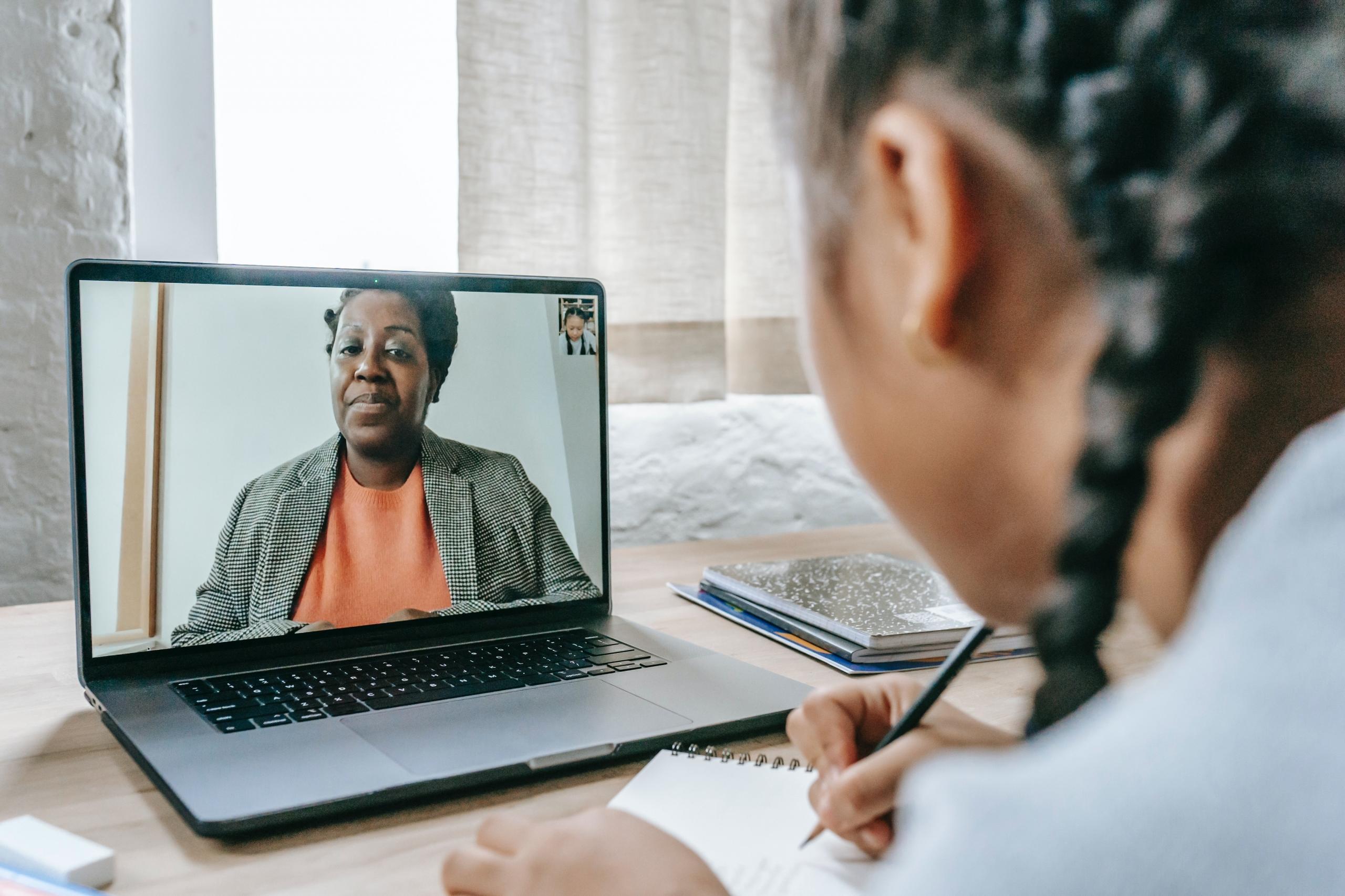 remote learning with private tutor