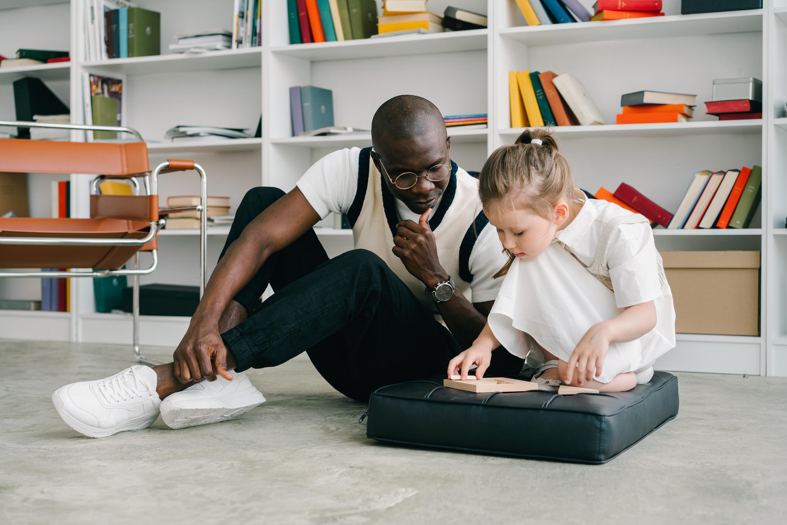 private tutor teaching young student