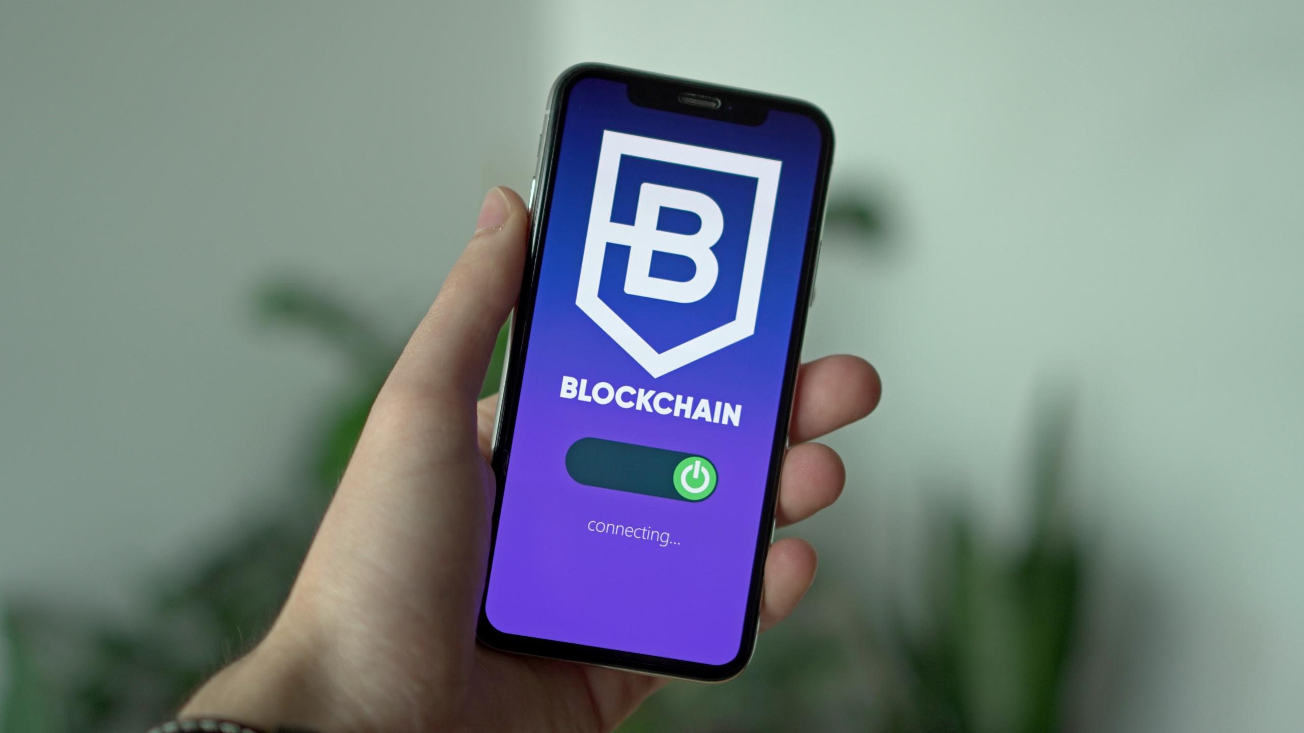 blockchain program on smartphone