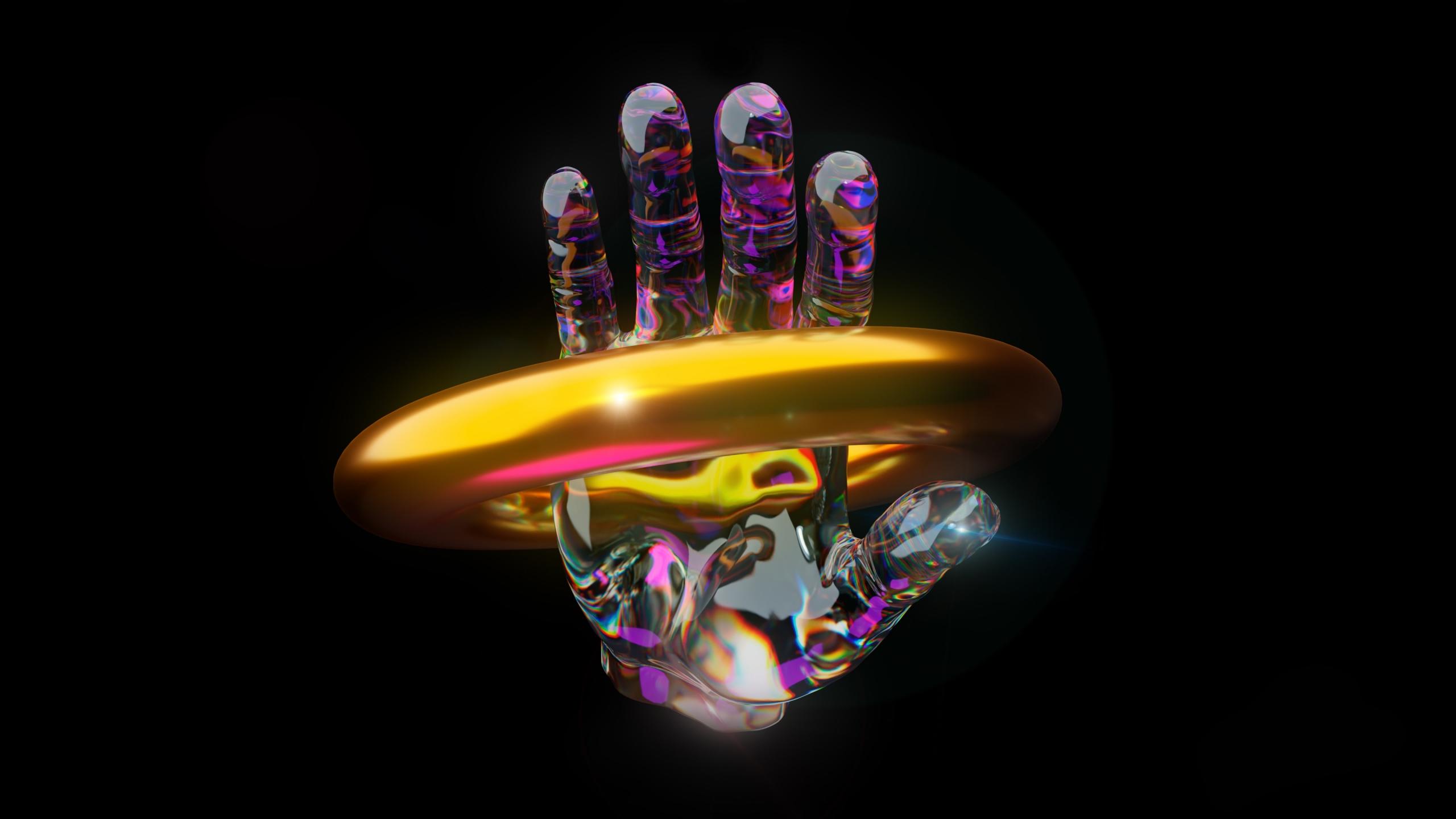 digital image of a hand