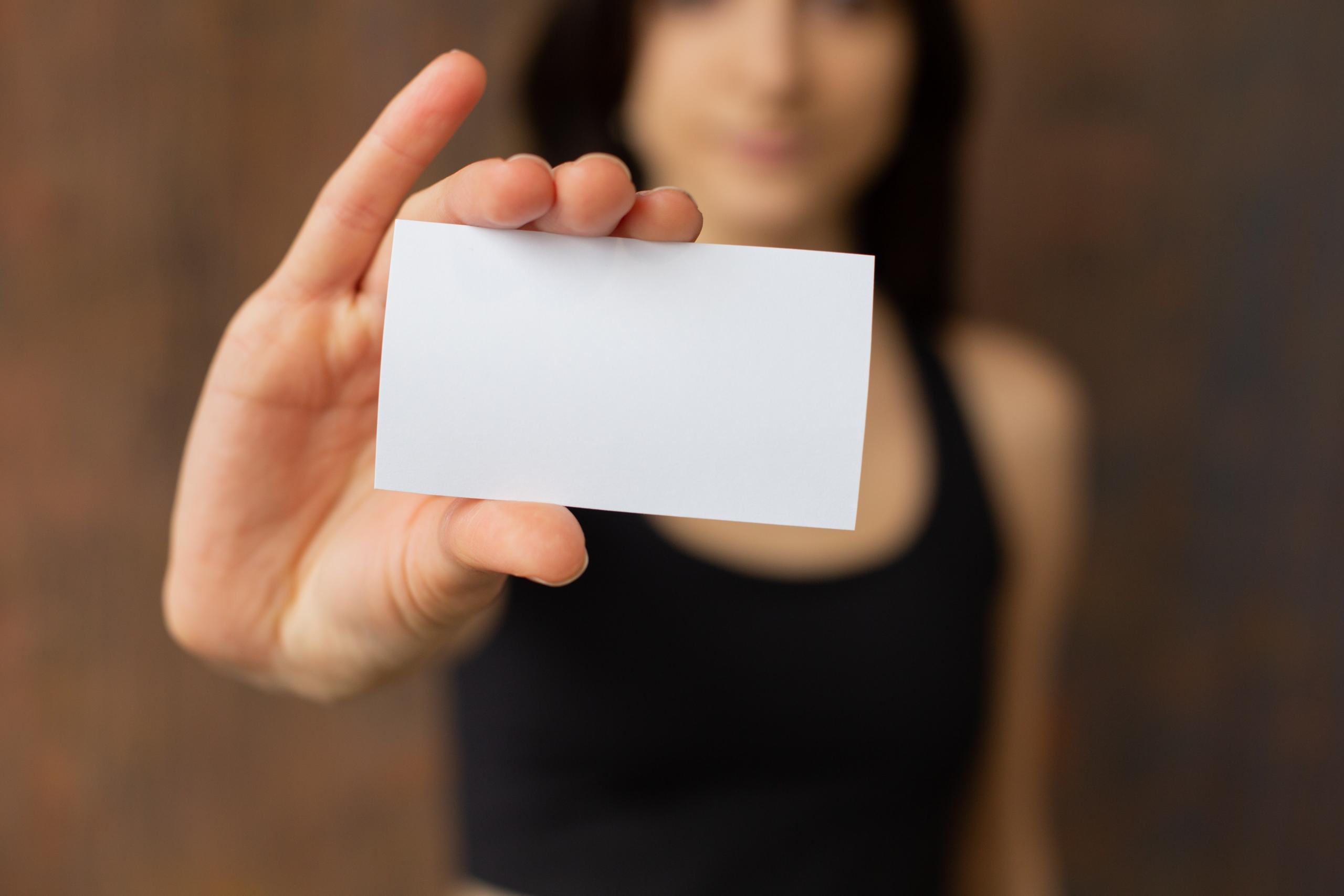 student using flashcard