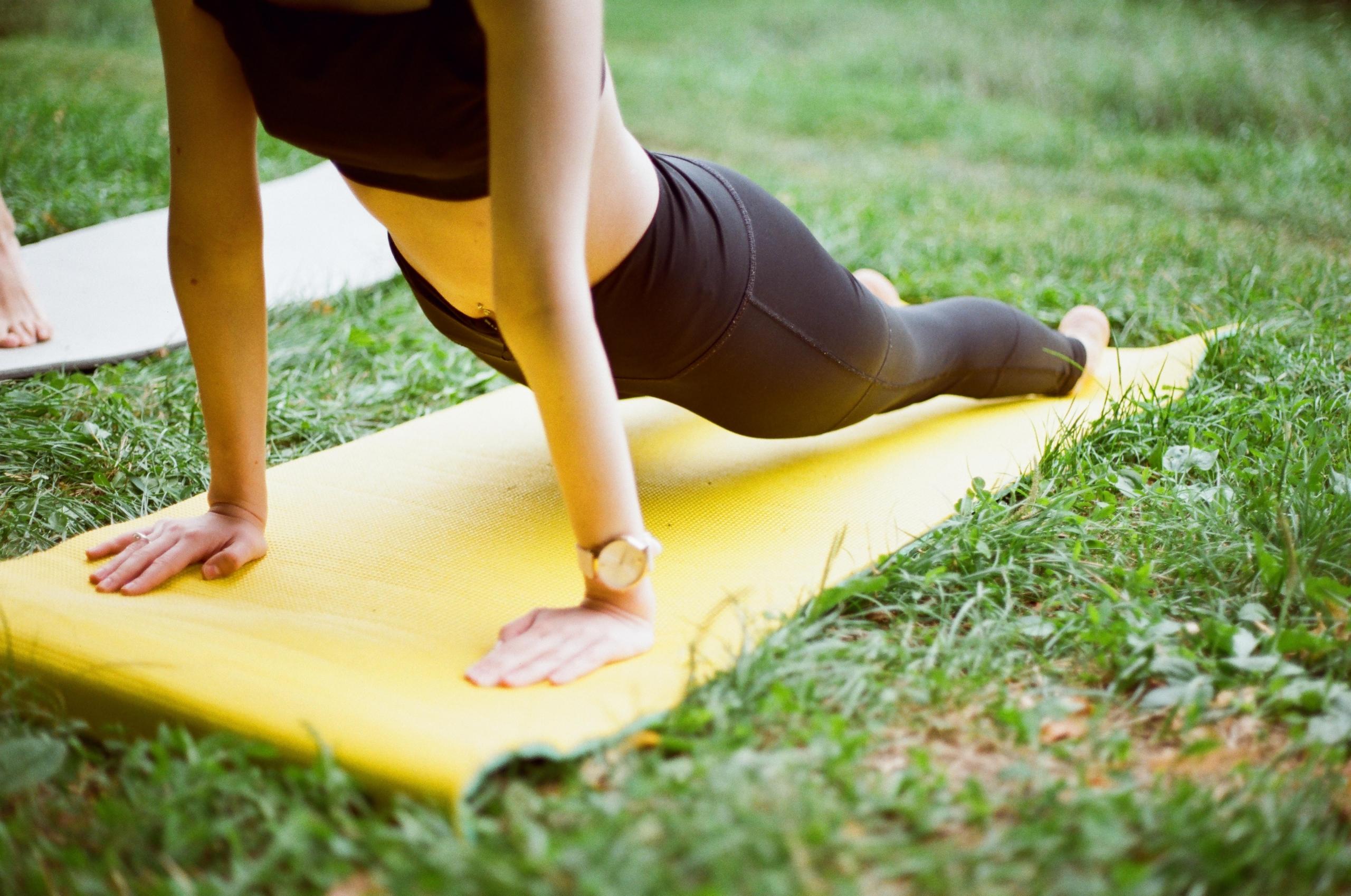 upward facing dog yoga pose