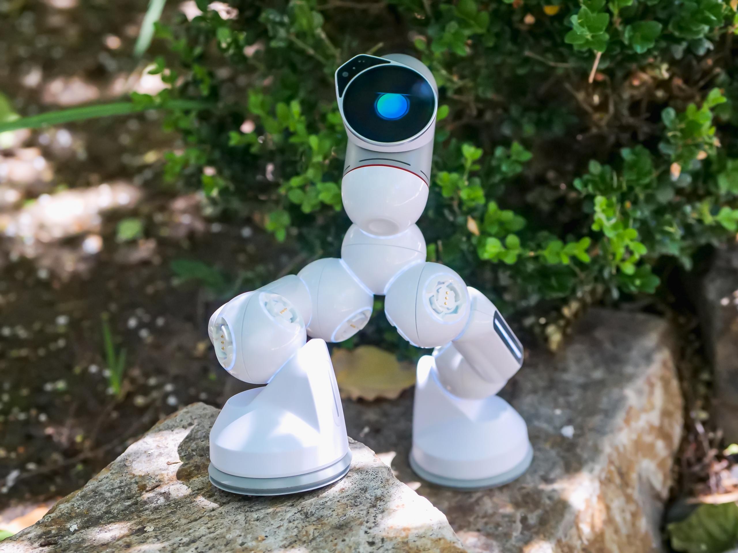 AI robot with white legs