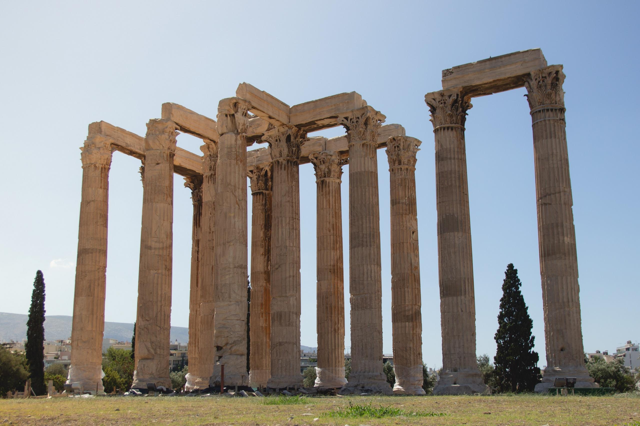 ruins of a greek temple