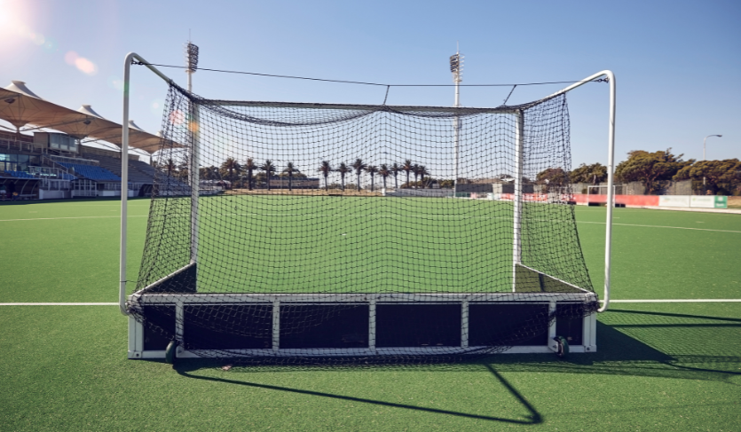 A hockey goal