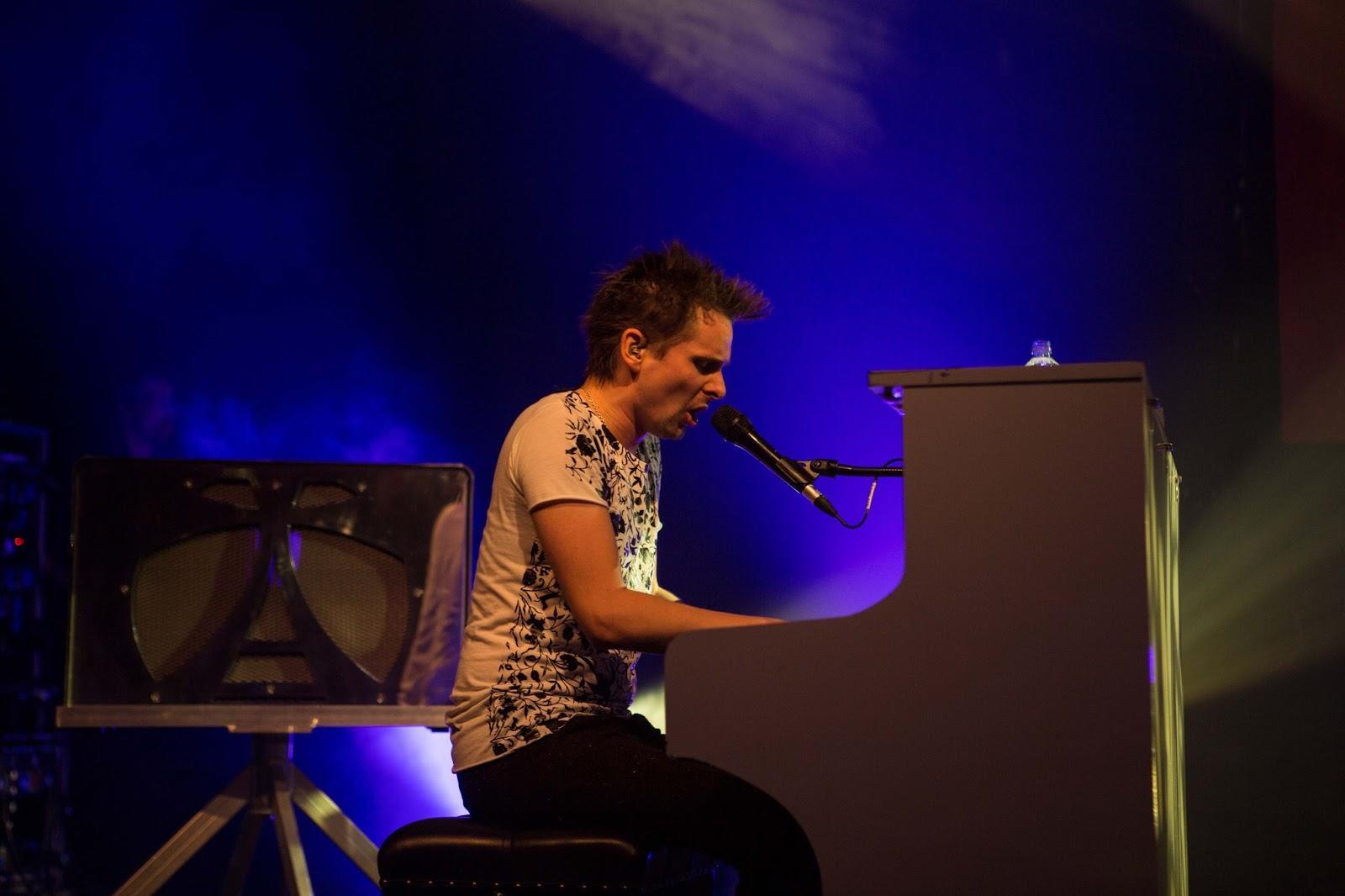 Leader of Muse, Matthew Bellamy is also a great pianist