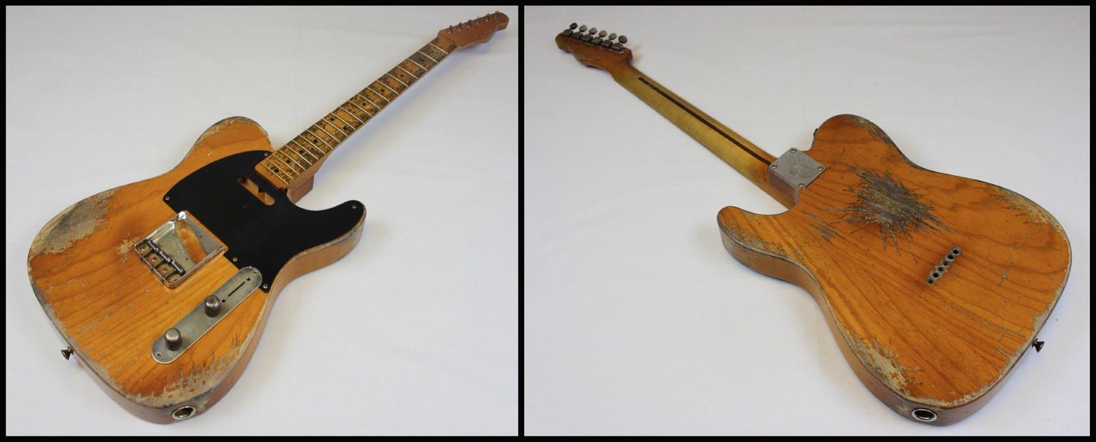 A damaged guitar will affect the price