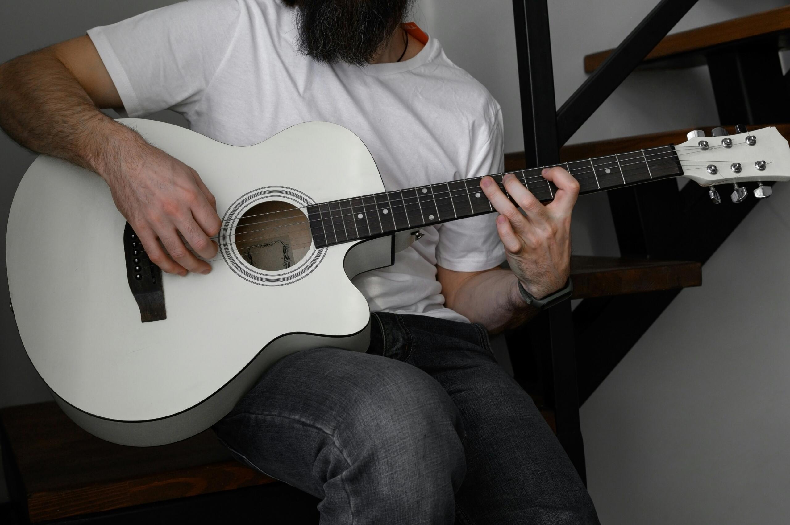 A guitar in practice.