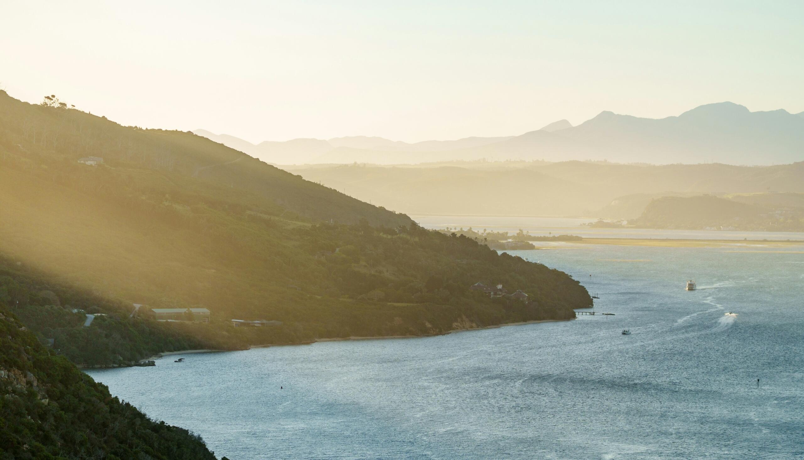 An image of a misty coastal scene in South Africa. 