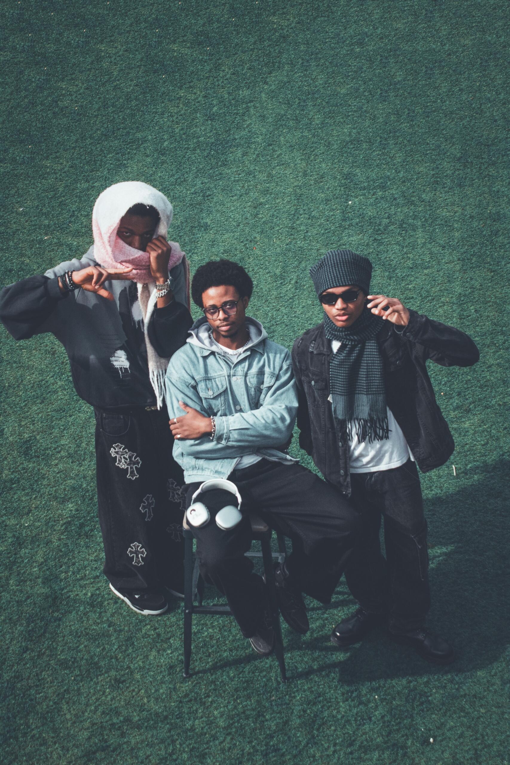 An image of young trendy men.