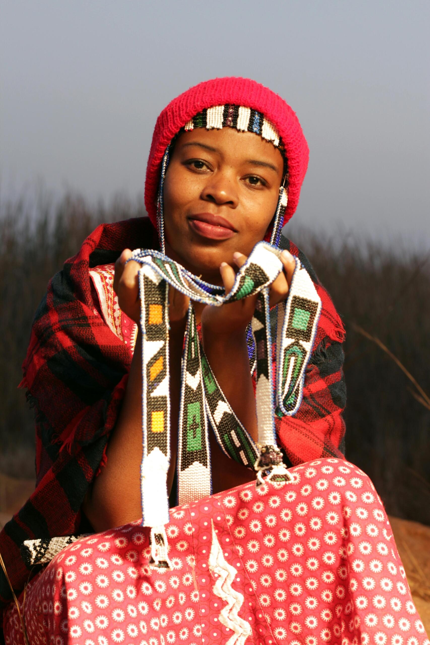 An image of a traditional African woman