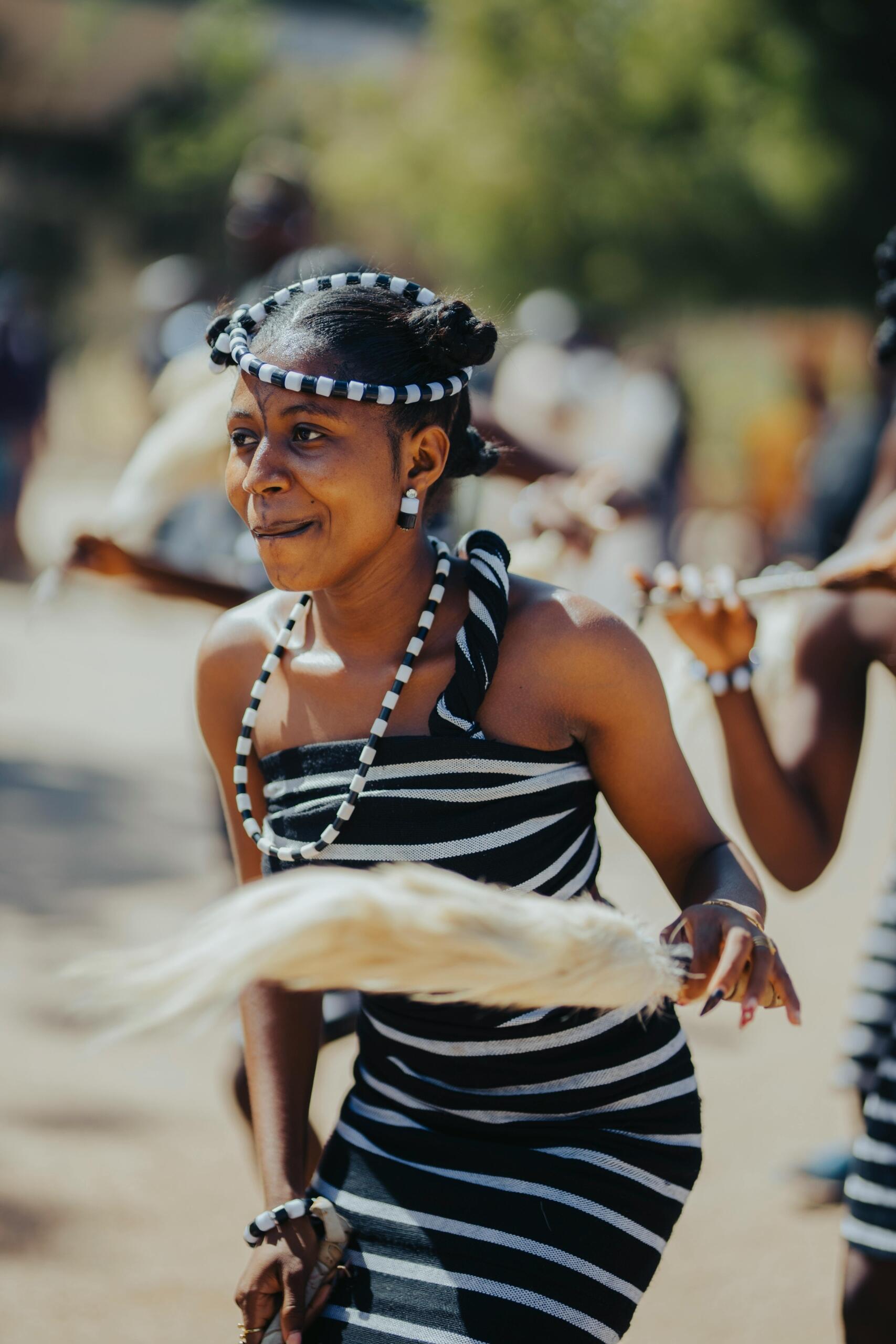 An image of a traditional Tswana woman.