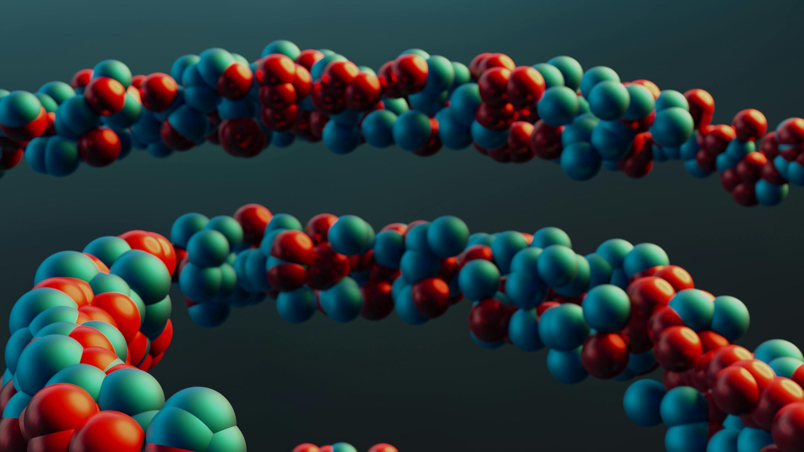 An artist's impression of DNA