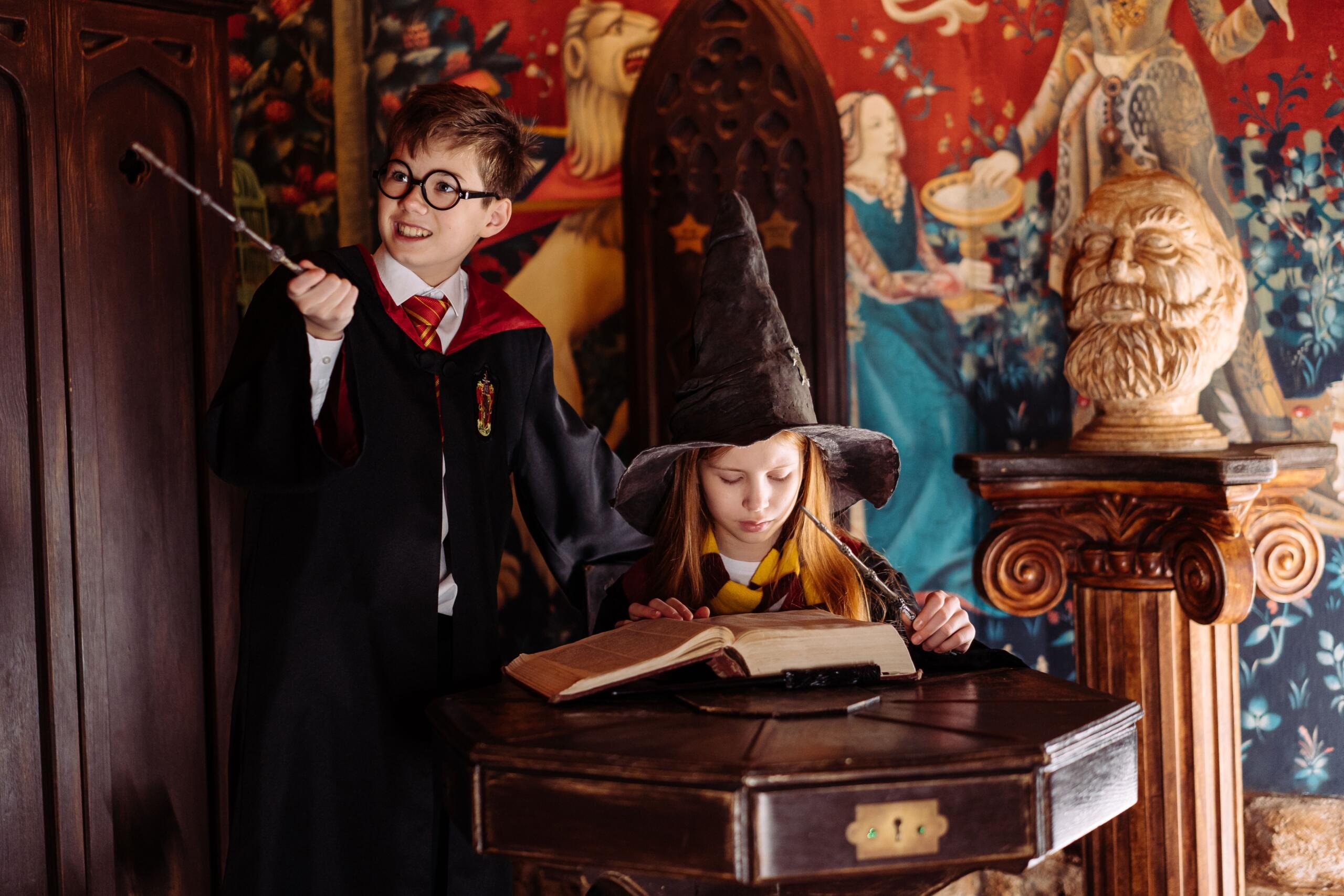 Actors from a Harry Potter scene.
