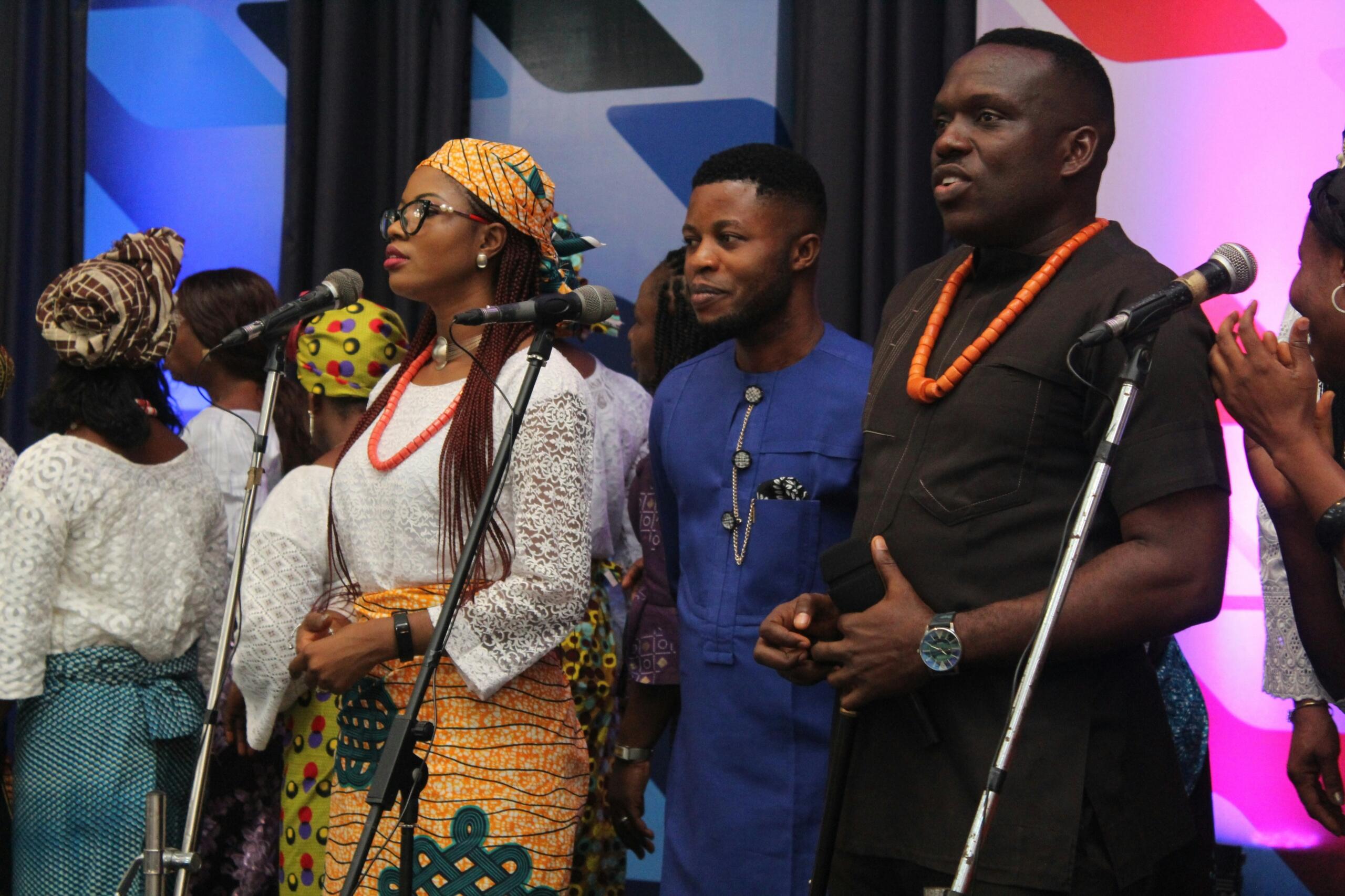An image of an African choir.